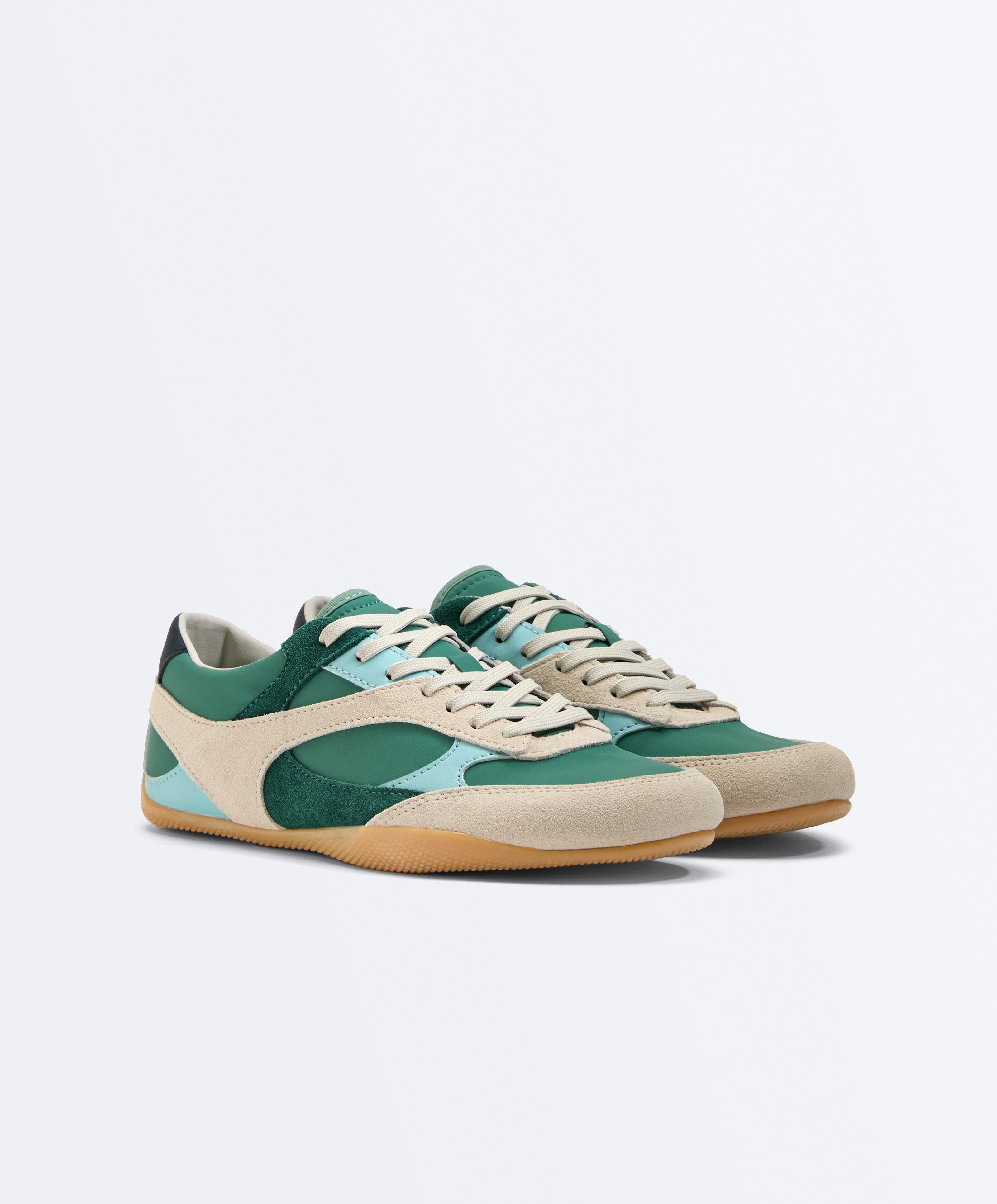 Retro-style trainers — GREEN