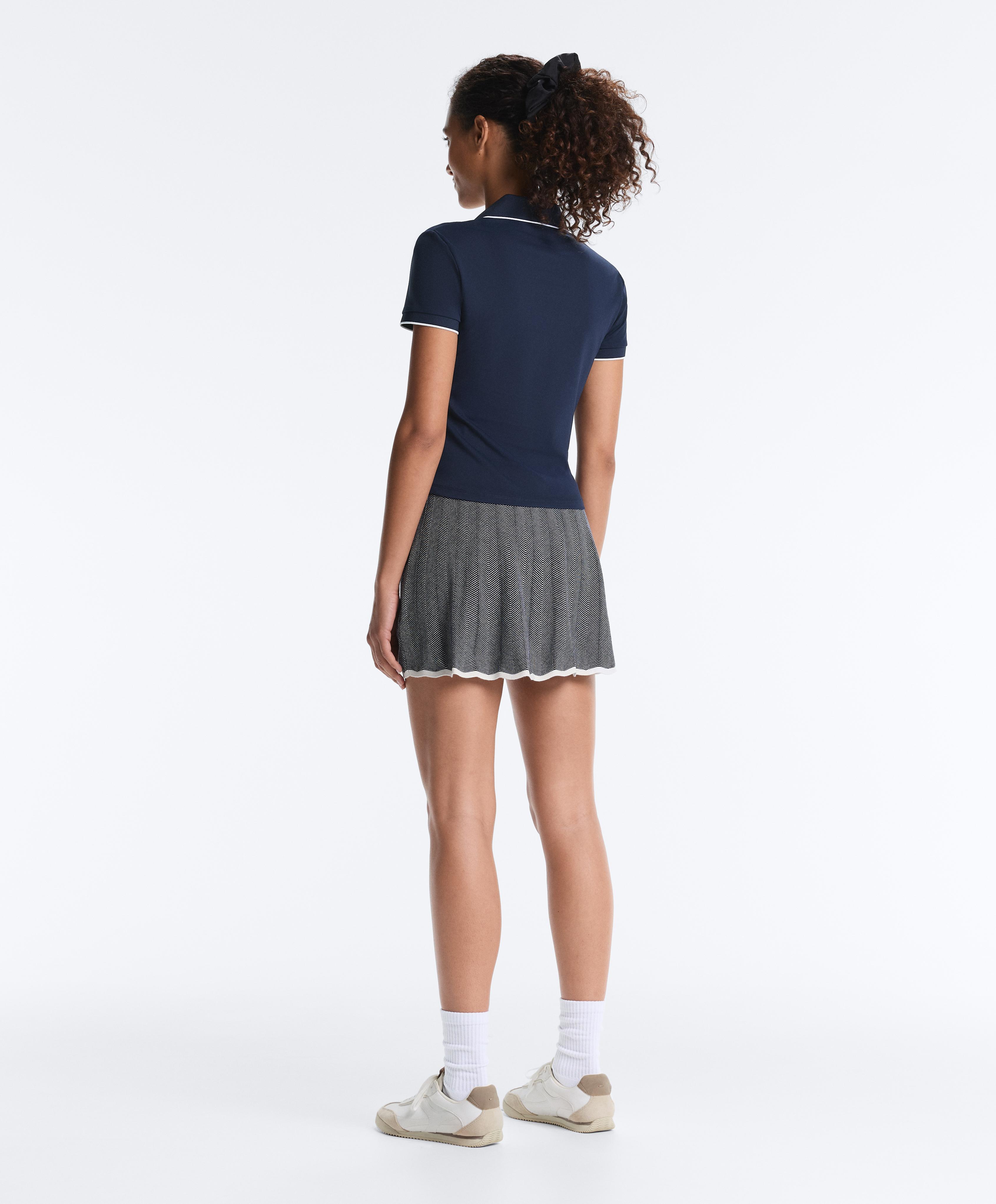 Short-sleeved Comfortlux polo shirt — NAVY BLUE