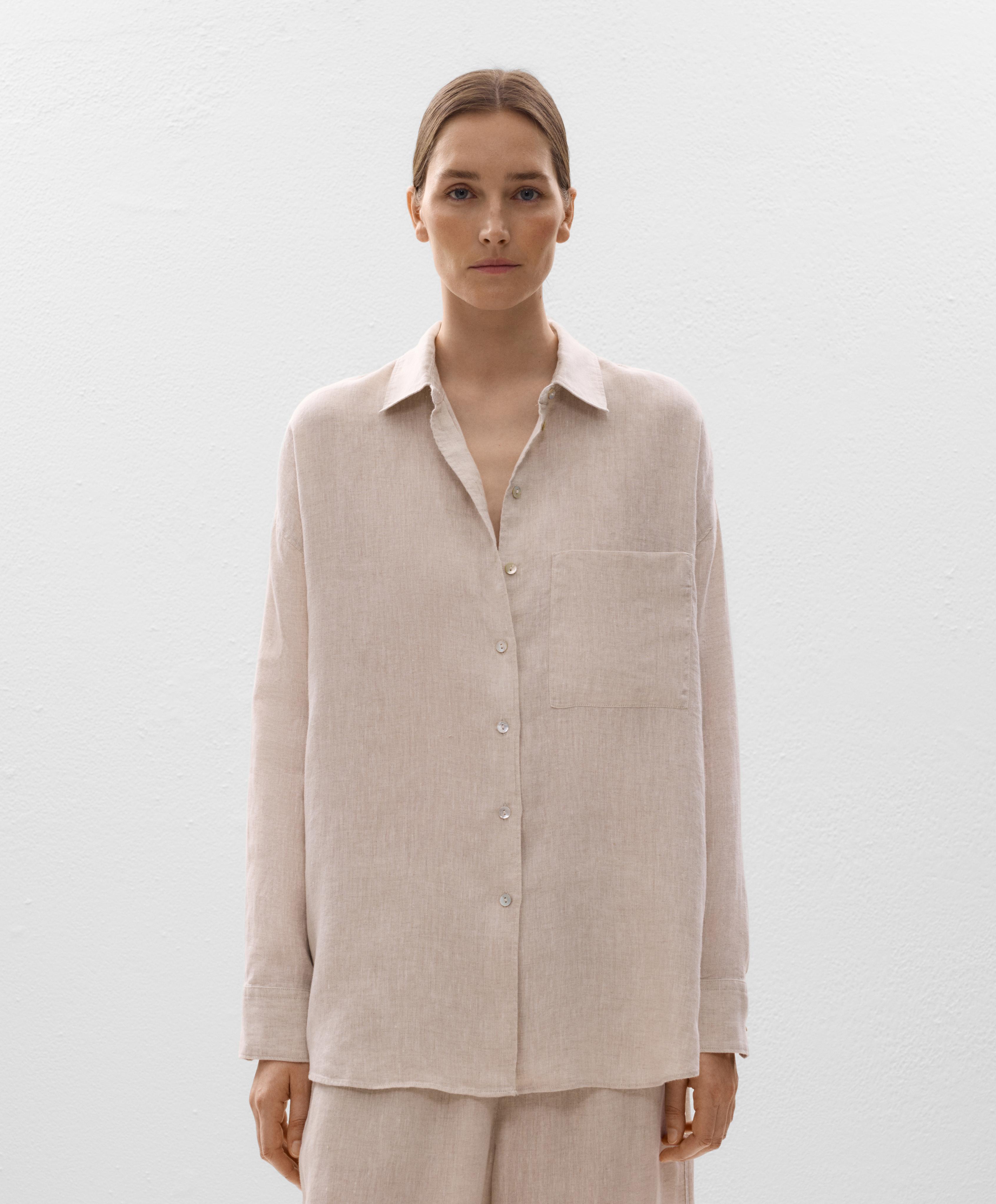 Chemise relaxed 100 % lin Chemise relaxed 100 % lin