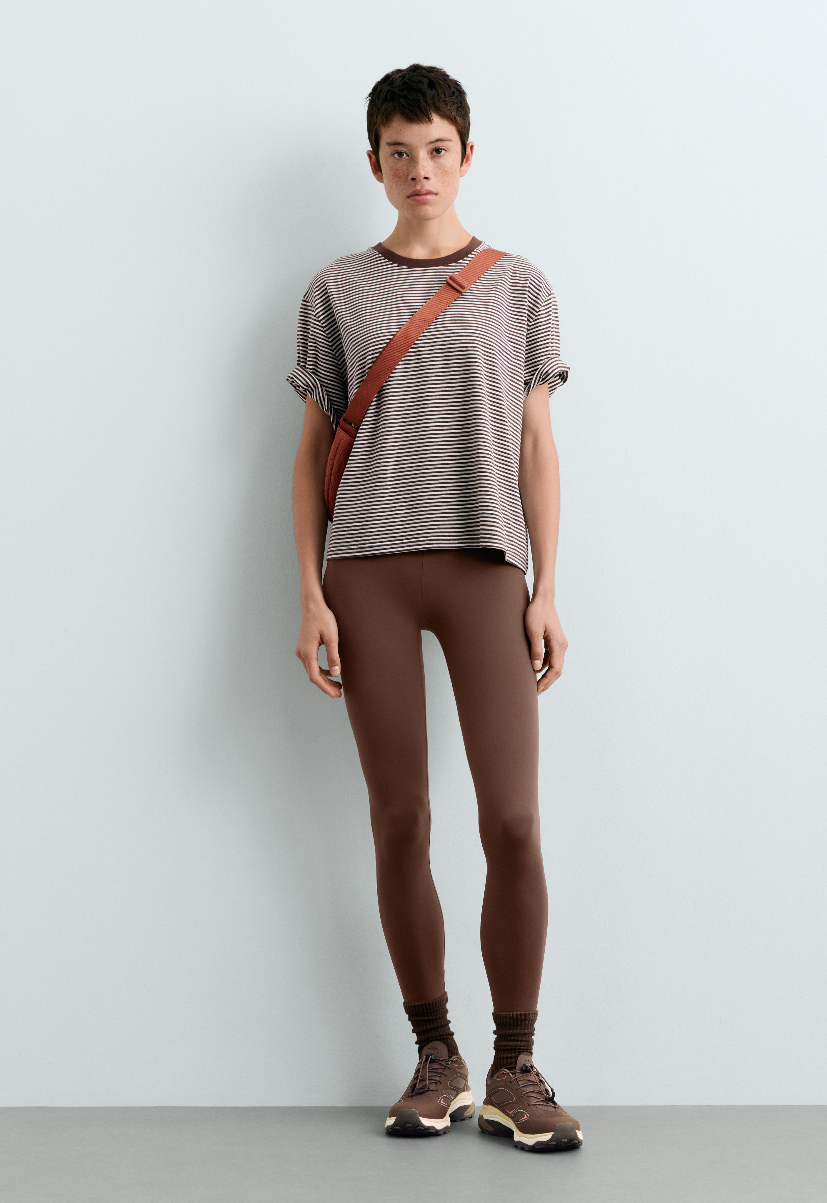 Regular-fit striped cotton-blend short-sleeved T-shirt Regular-fit striped cotton-blend short-sleeved T-shirt