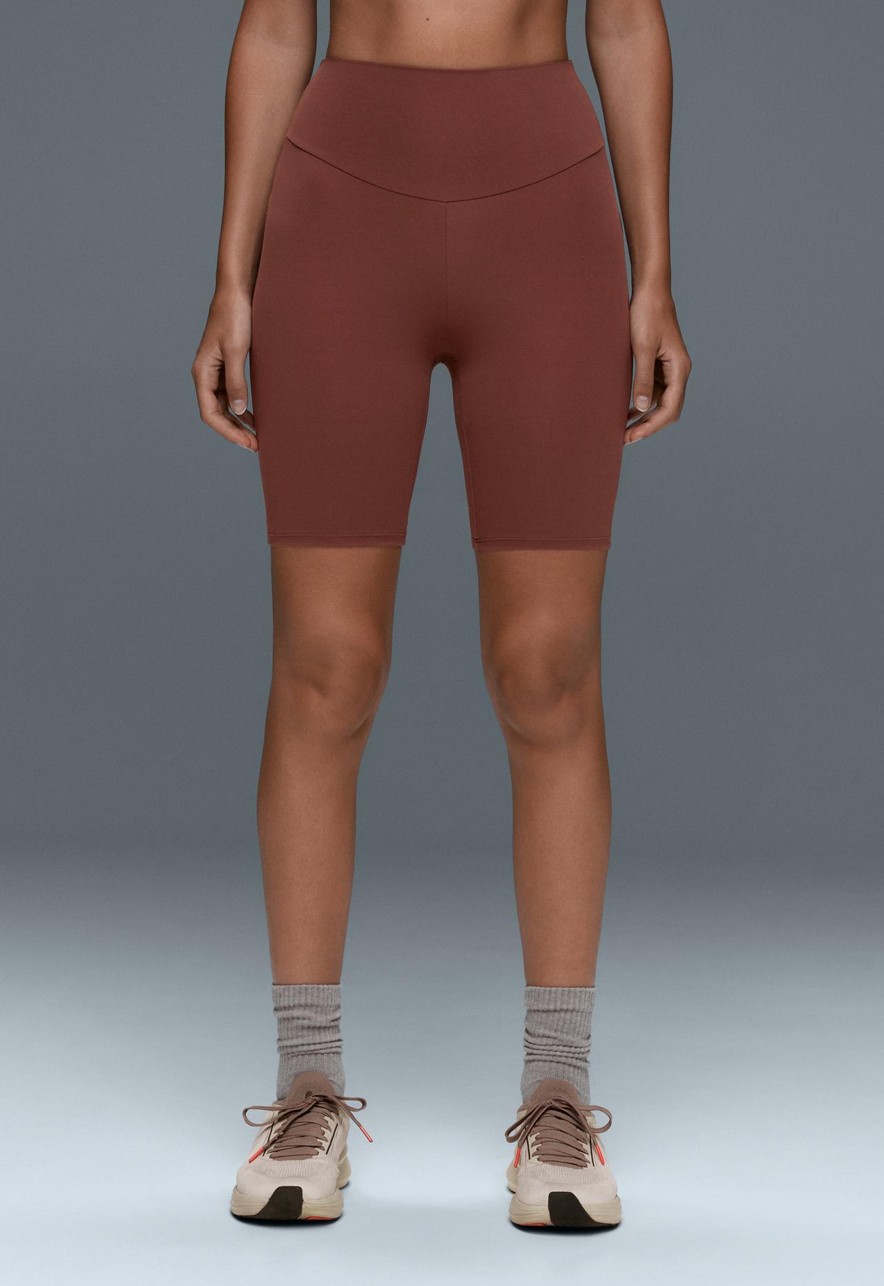 Leggings biker high rise comfortlux 20 cm — TERRACOTTA