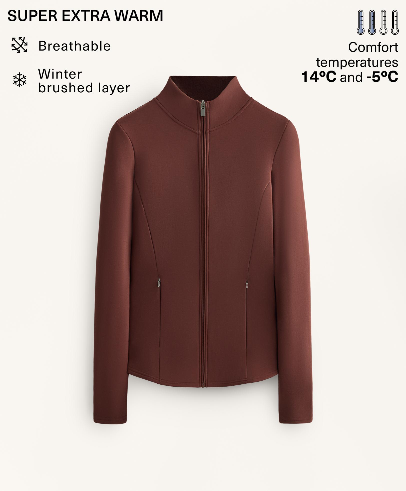 Chaqueta técnica super extra warm larga