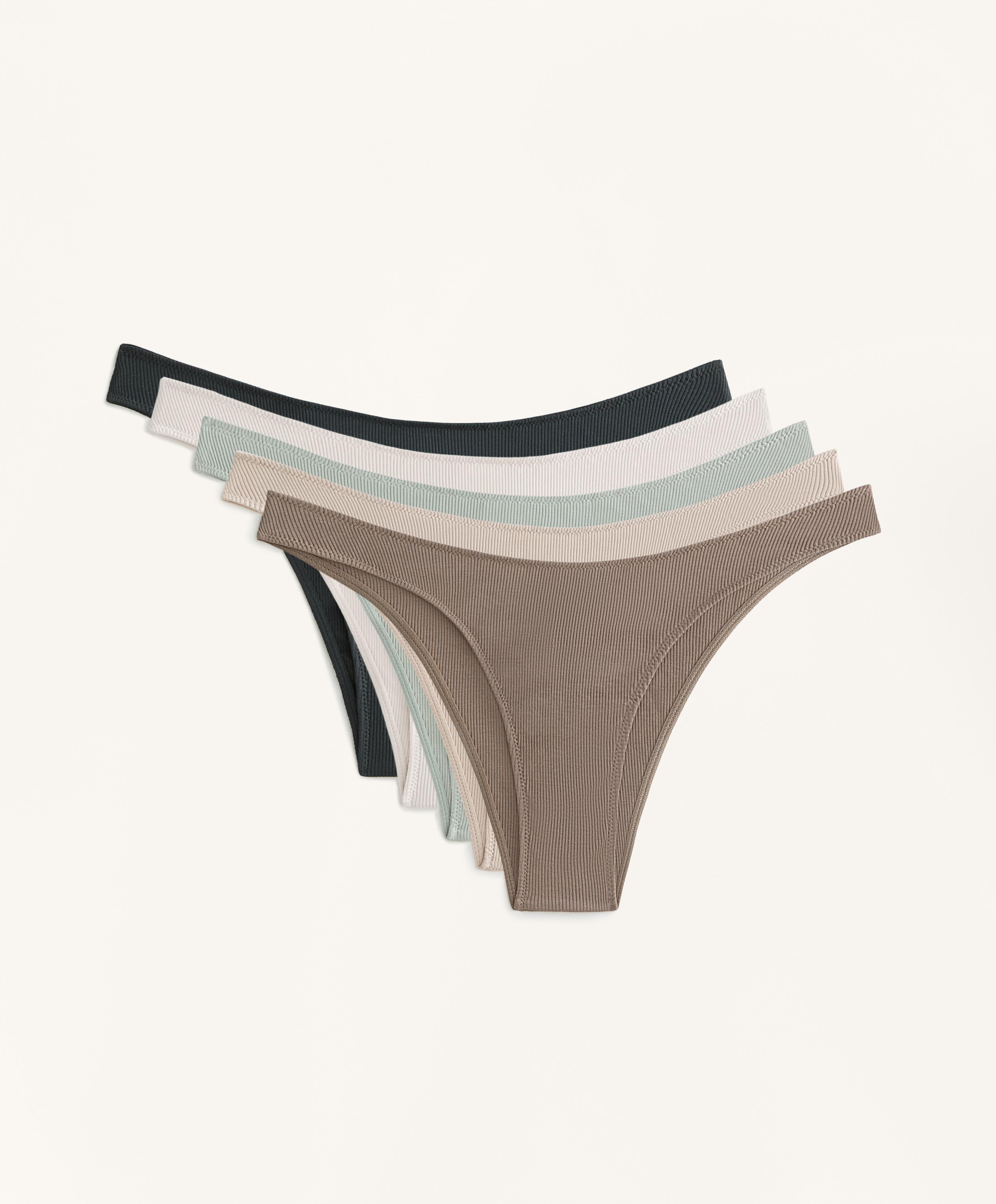 5 rib U-cut Brazilian briefs 5 rib U-cut Brazilian briefs