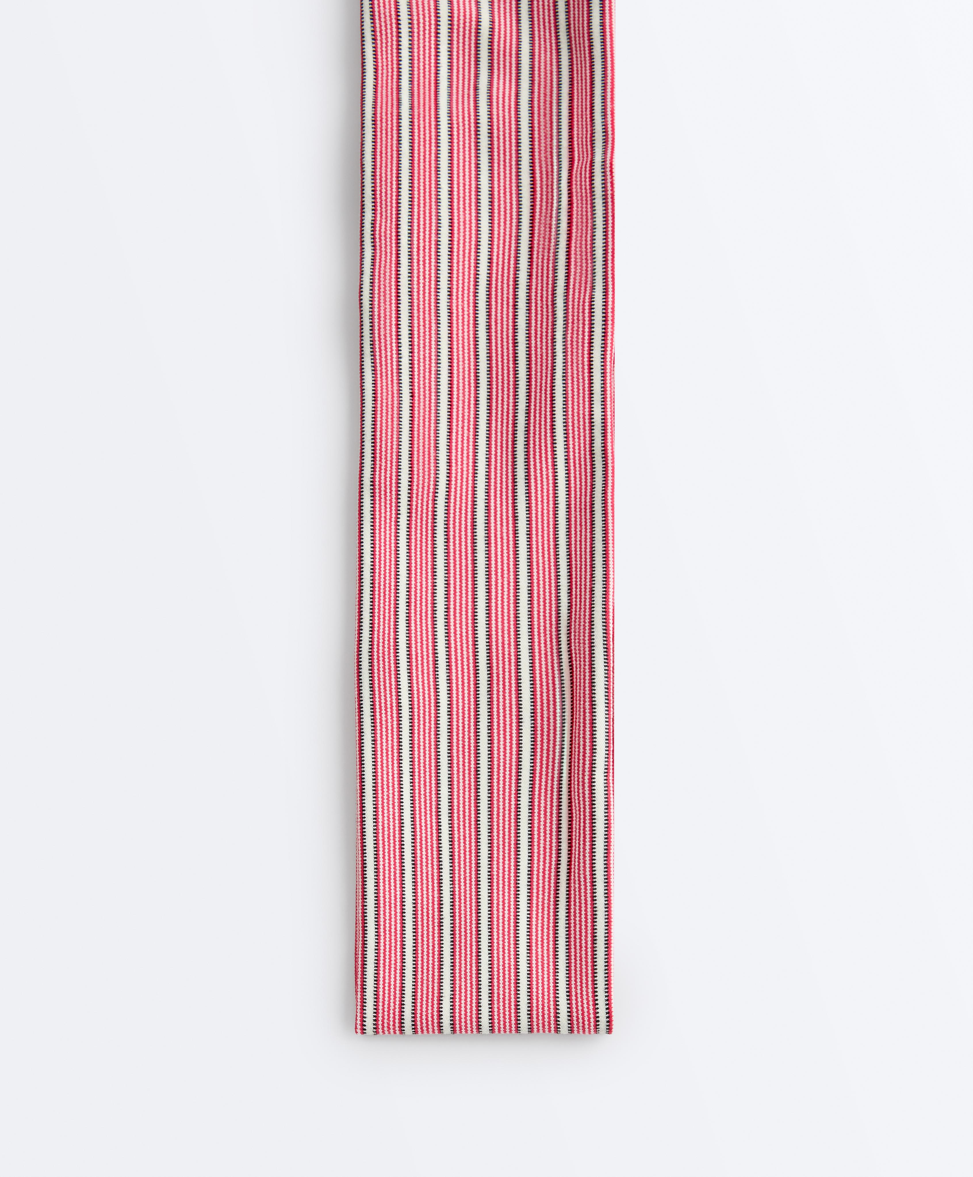 6 cm striped sports headband — RED