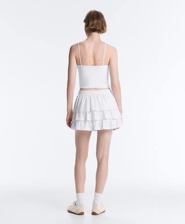 Embroidered comfortlux tank top — WHITE  6