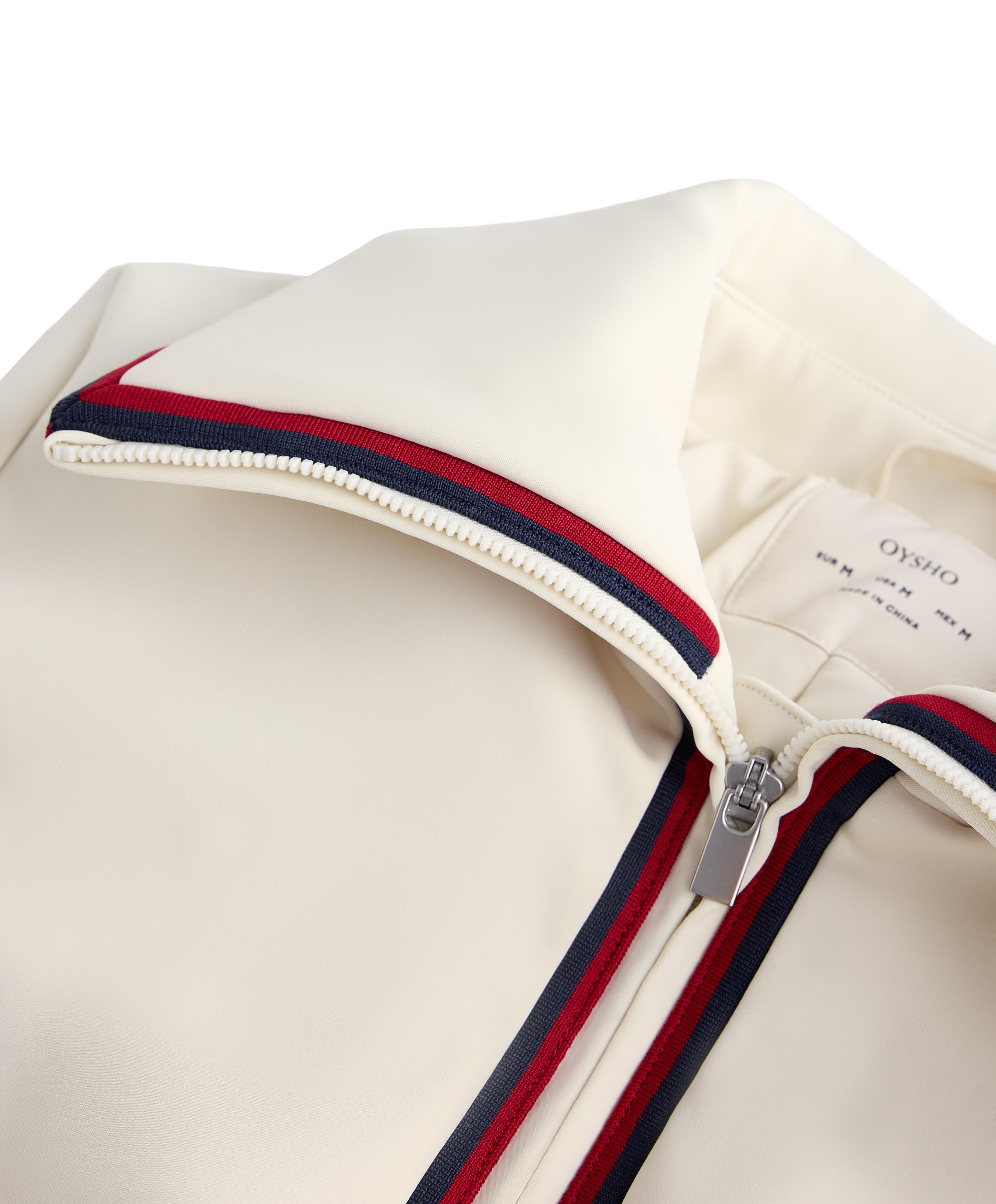 Primaloft® SKI water-resistant retro fitted jacket — PALE ECRU