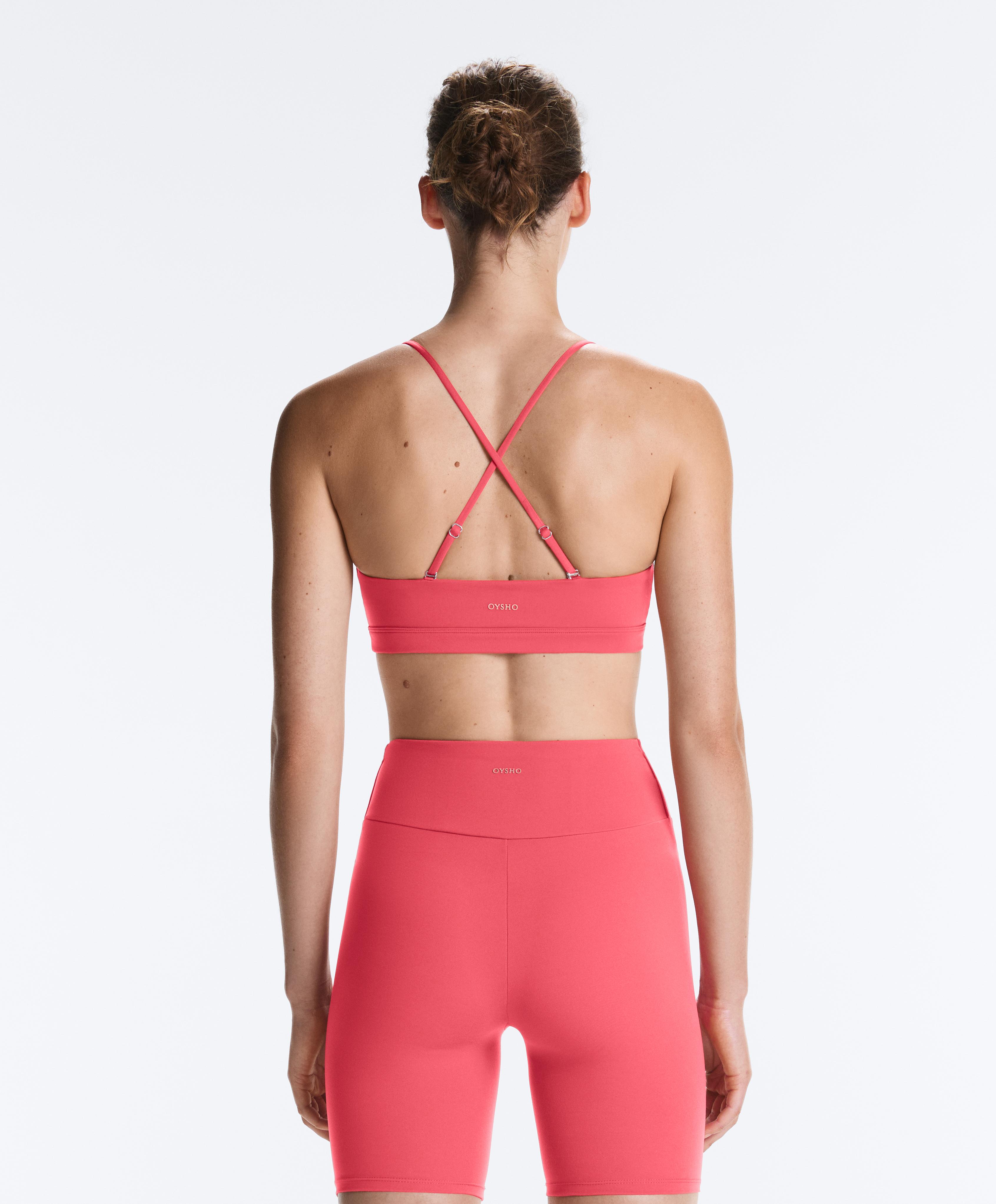 Light-support Comfortlux crossover strap sports bra