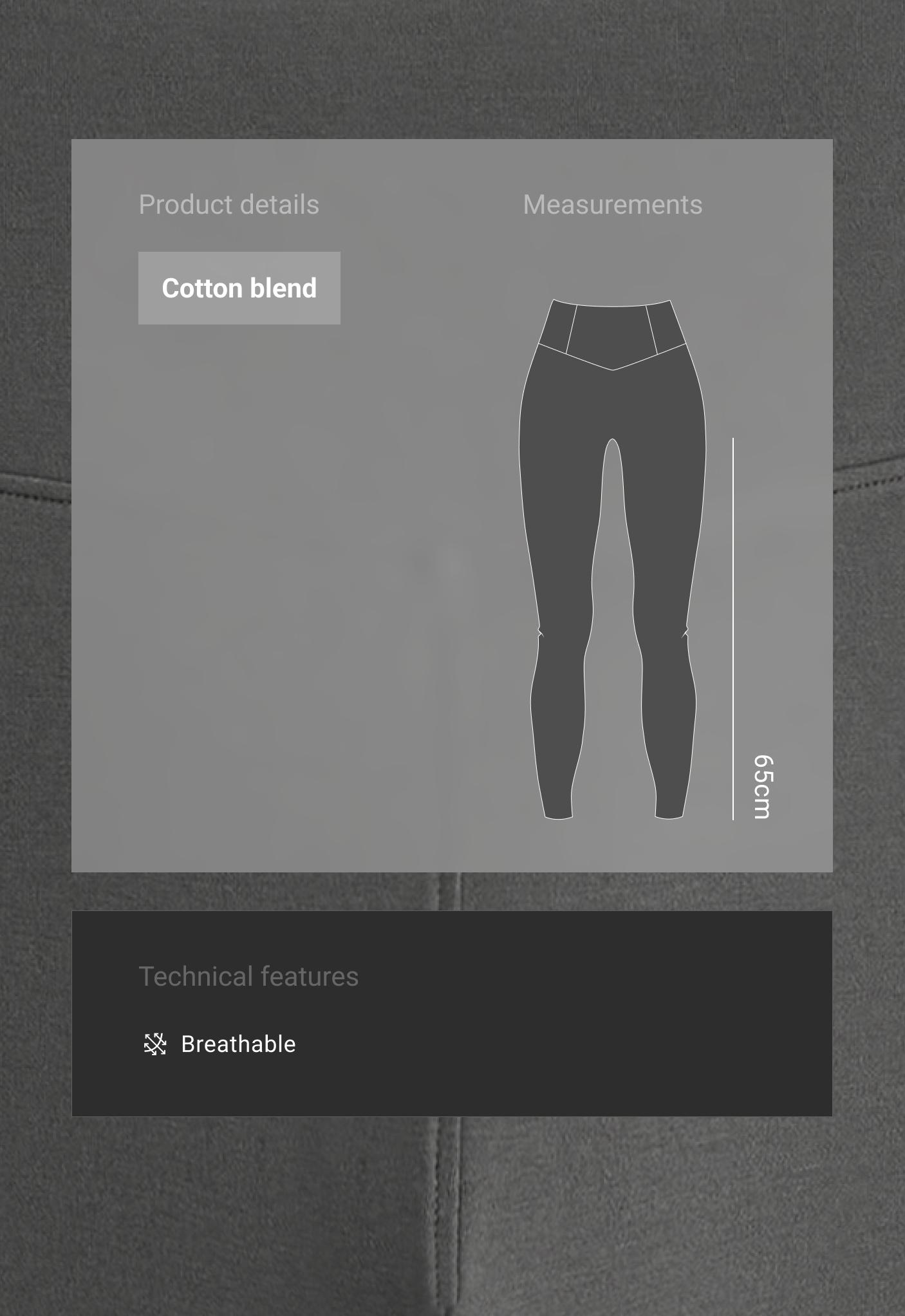 Leggings tobillero high rise mezcla algodón Leggings tobillero high rise mezcla algodón