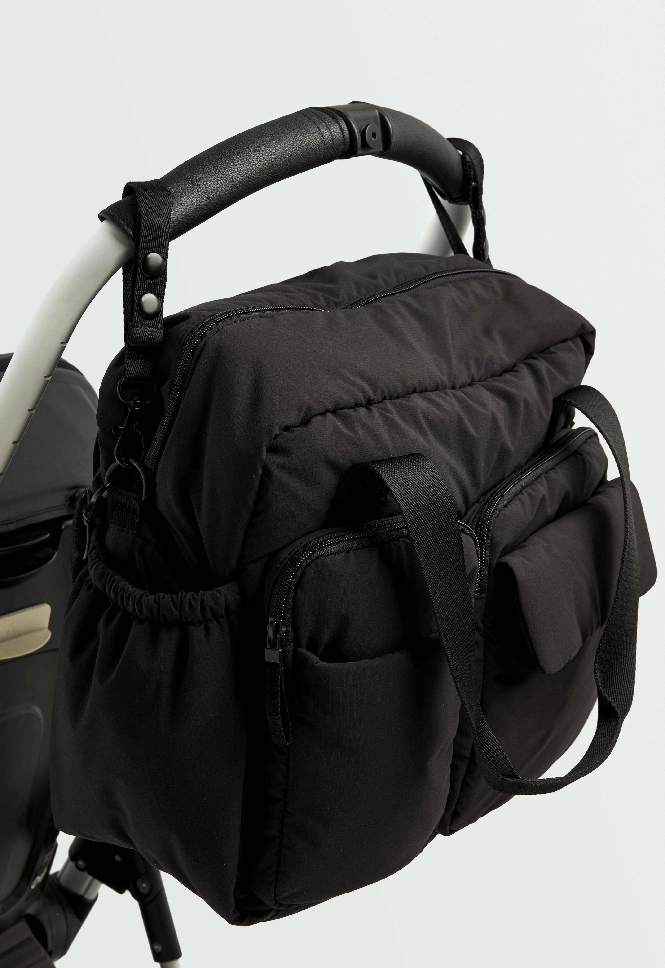 Maxi maternity bag — BLACK
