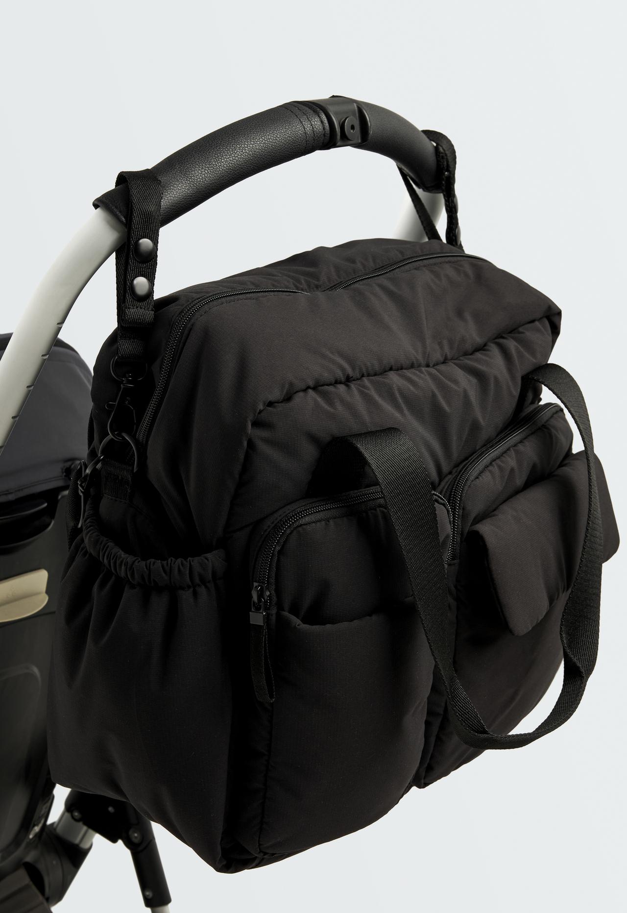 Maxi maternity bag — BLACK