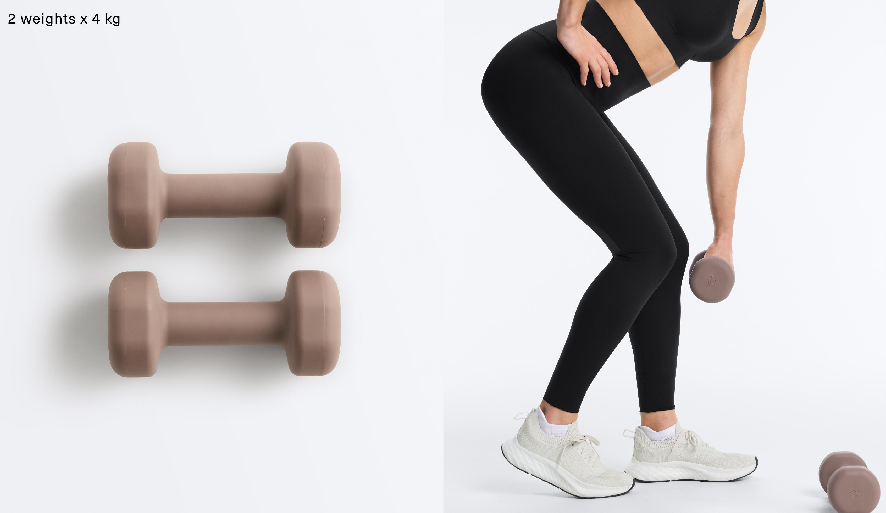 2 x 4kg dumbbells