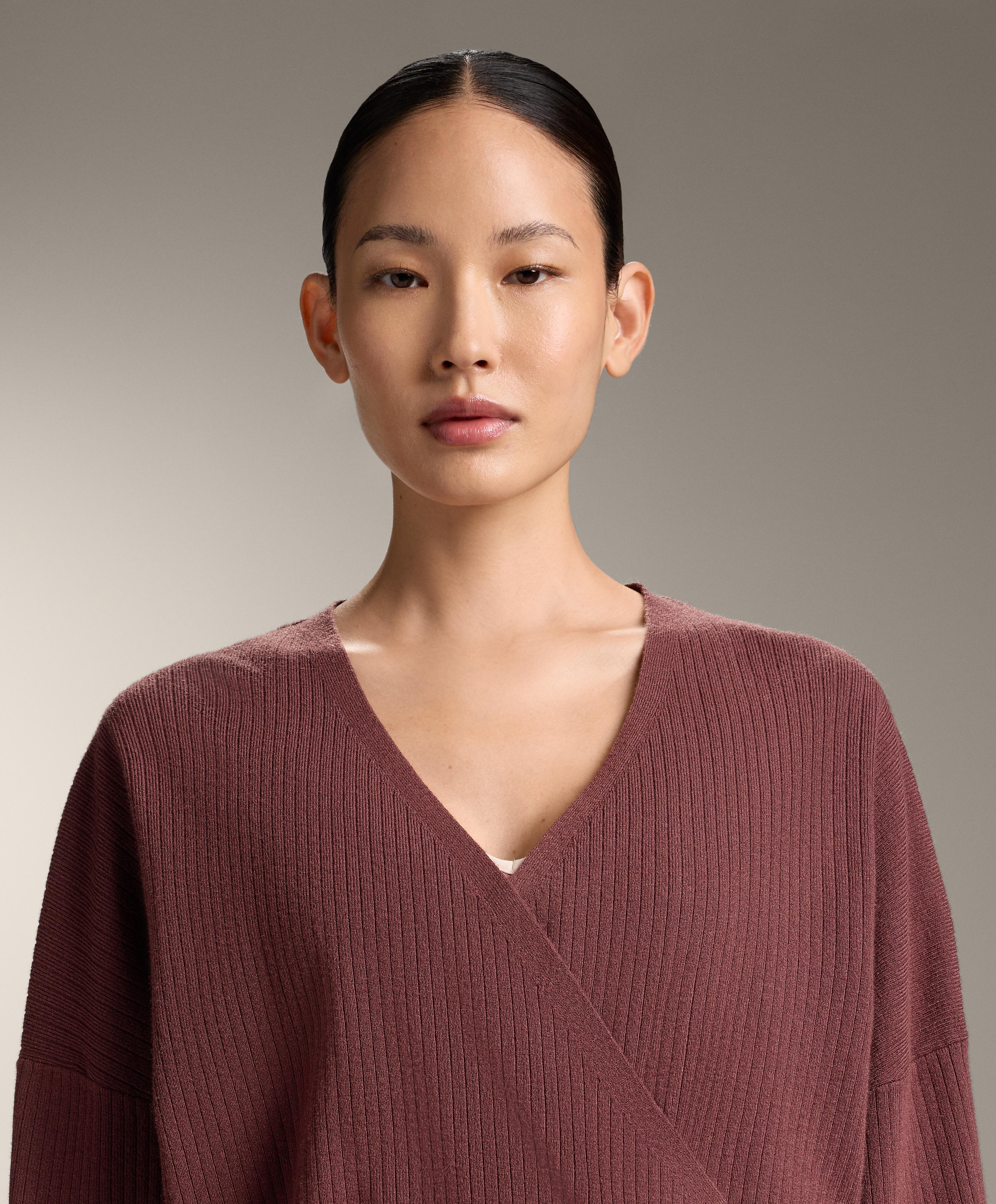 Wrap knit jumper Wrap knit jumper