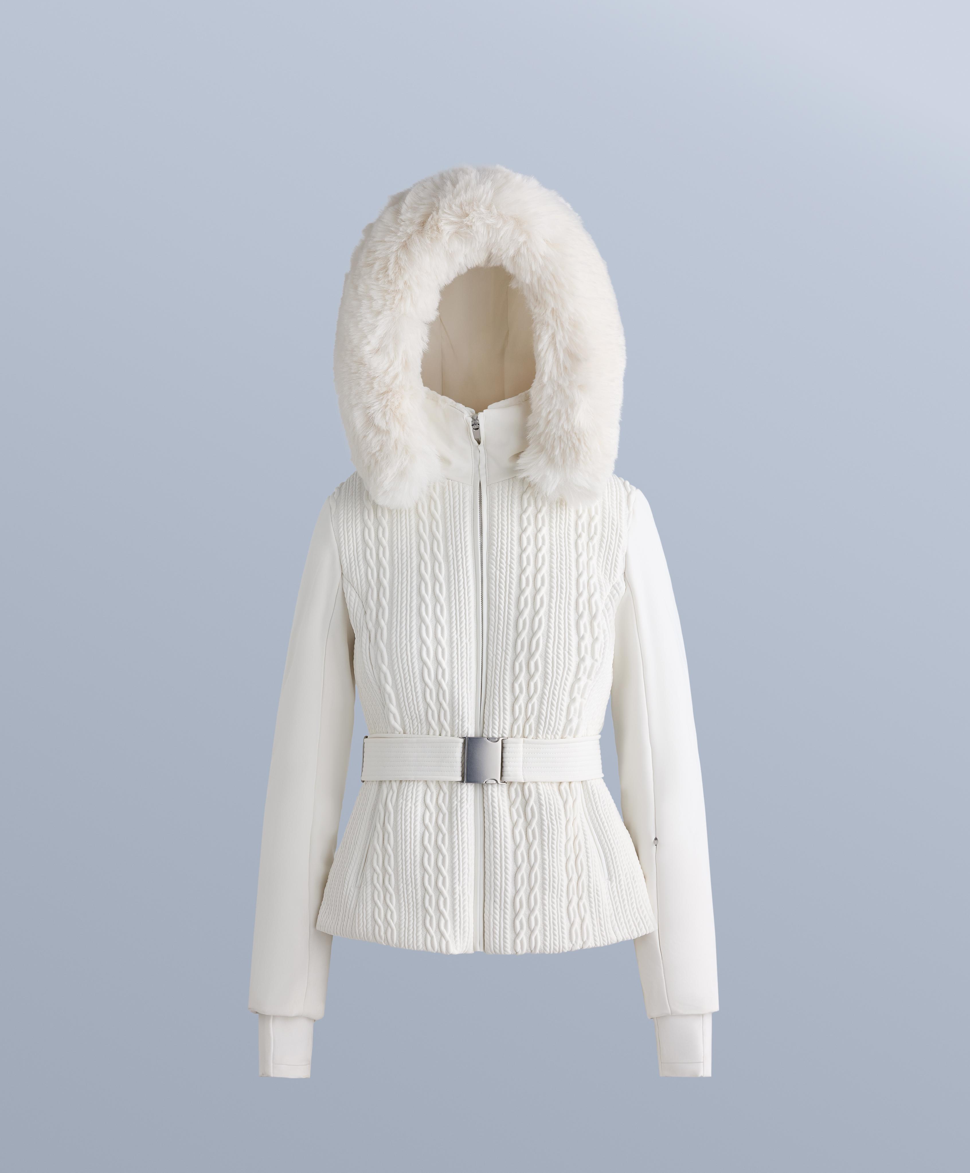 Primaloft® SKI super-slim fit water-resistant jacket — WHITE