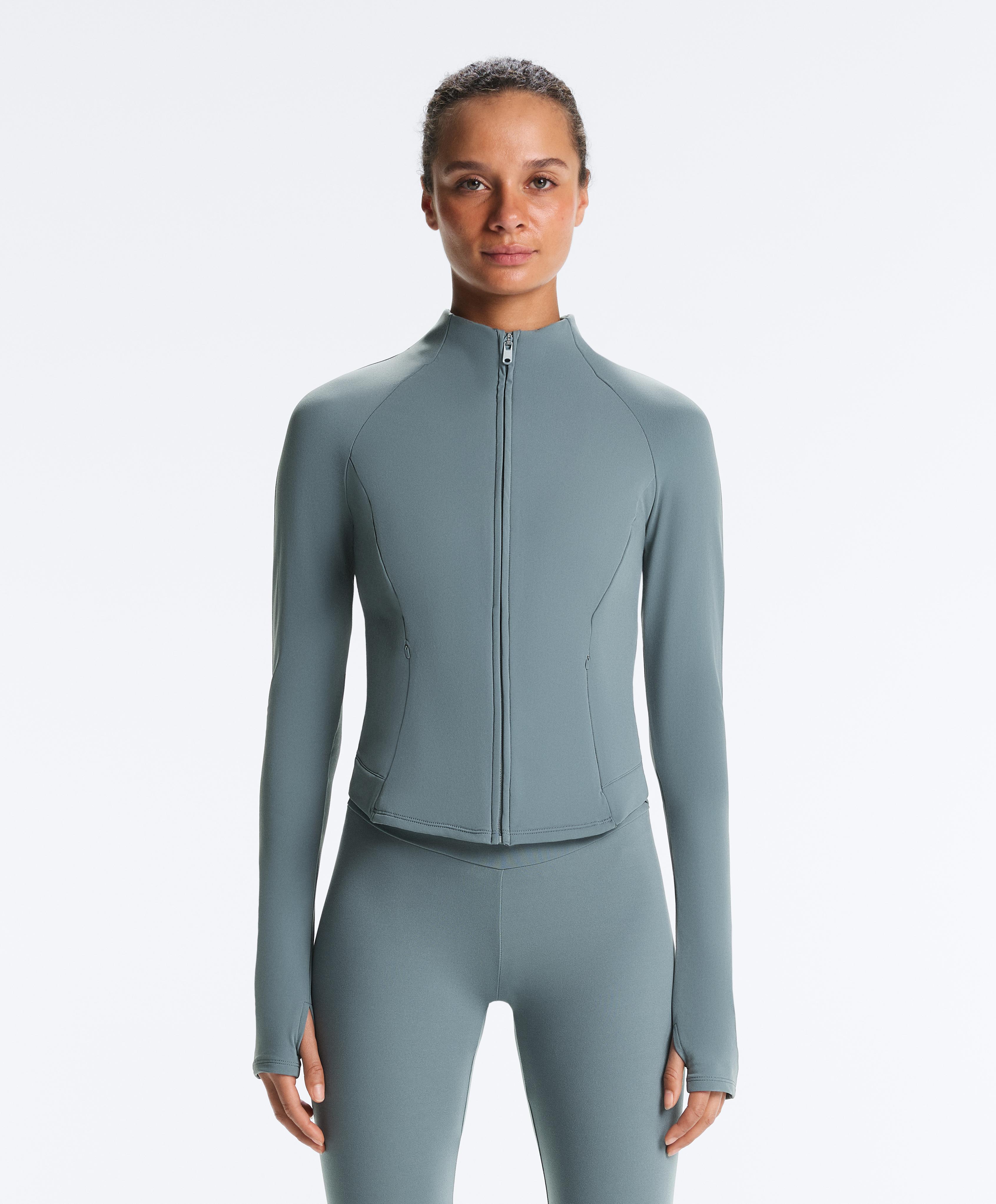 Light warm technical jacket — DARK GREY-BLUE