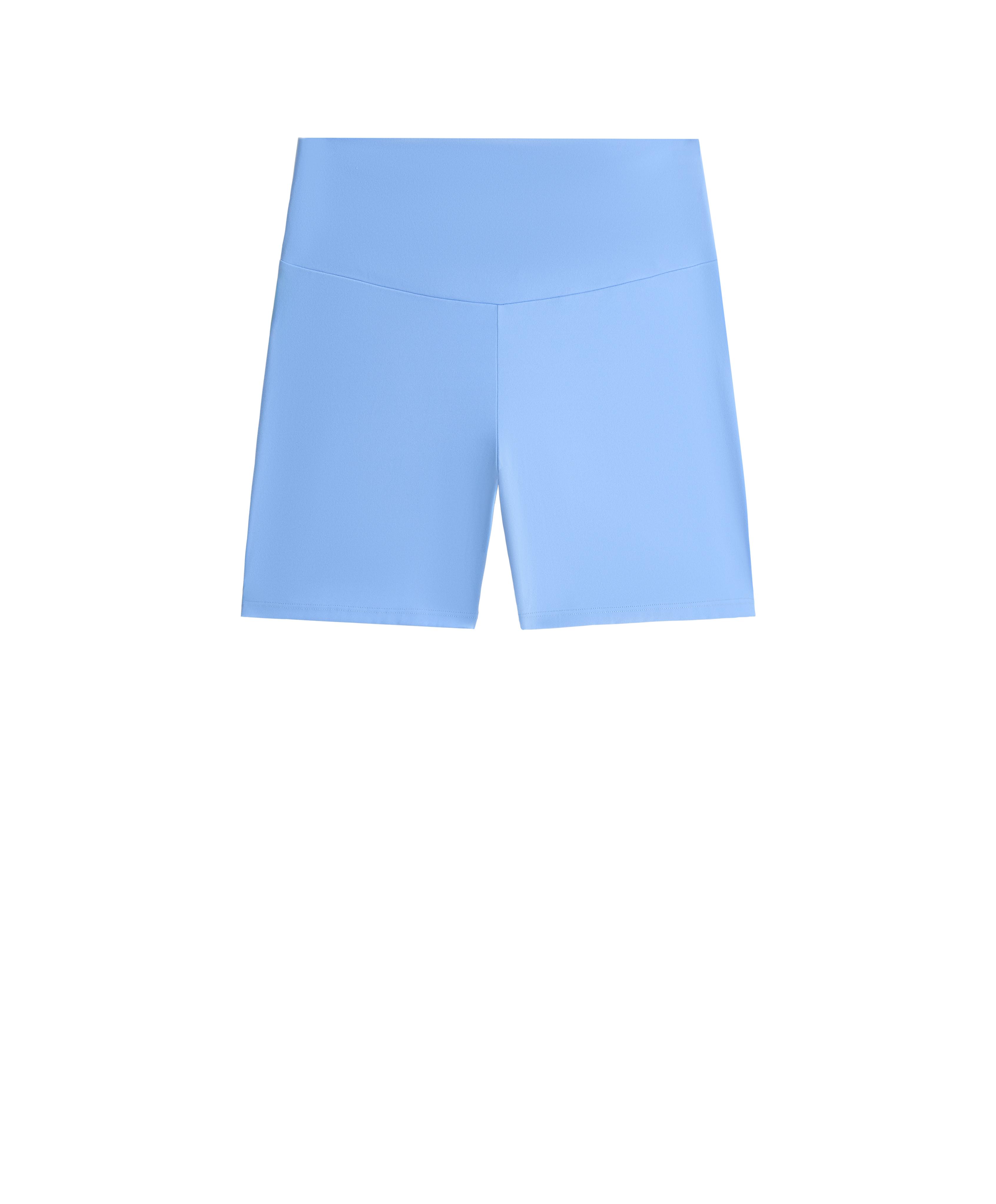Comfortlux high-waisted 10cm hot pants — PALE LAVENDER BLUE