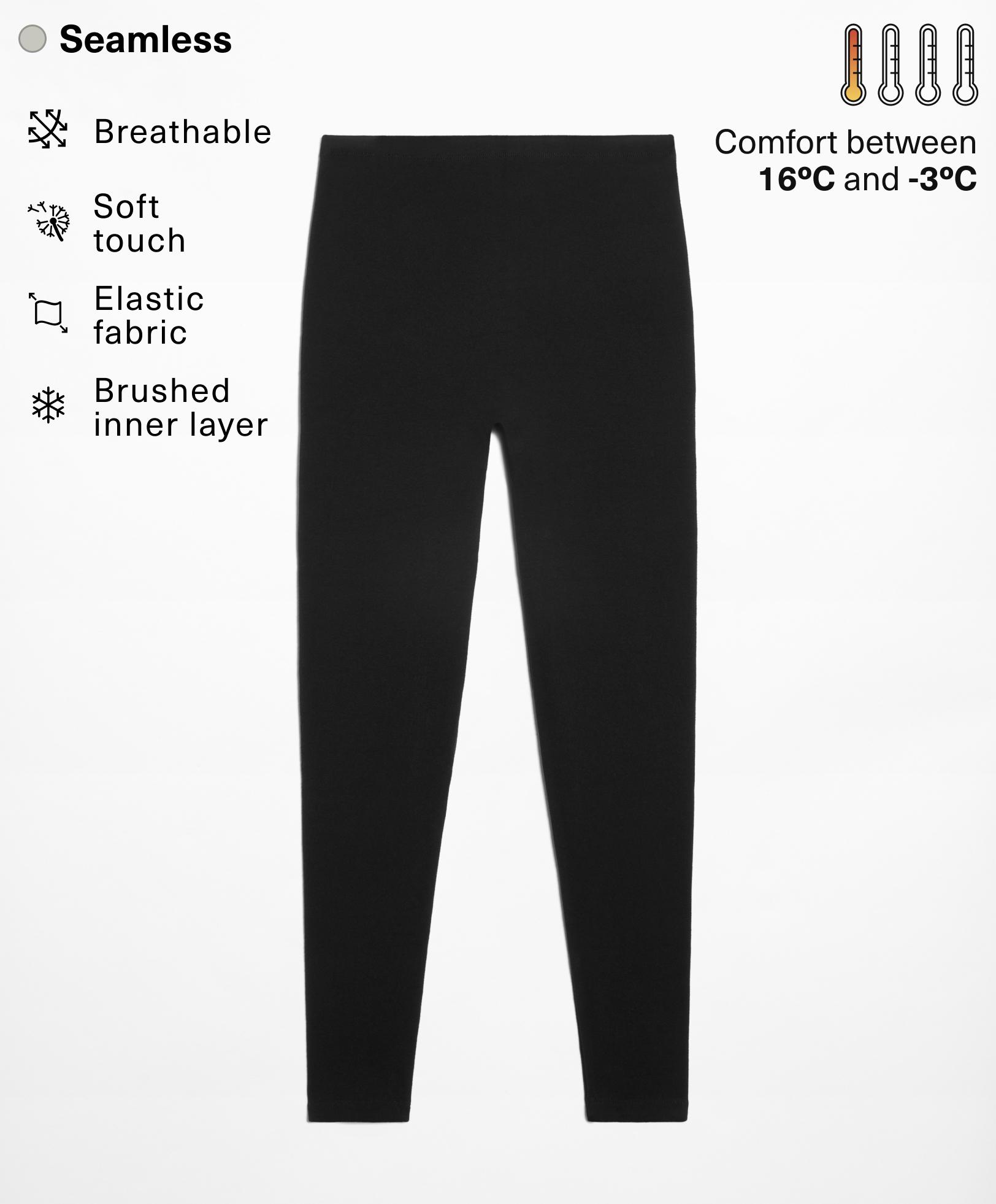 Everyday base layers extra warm seamless one size leggings