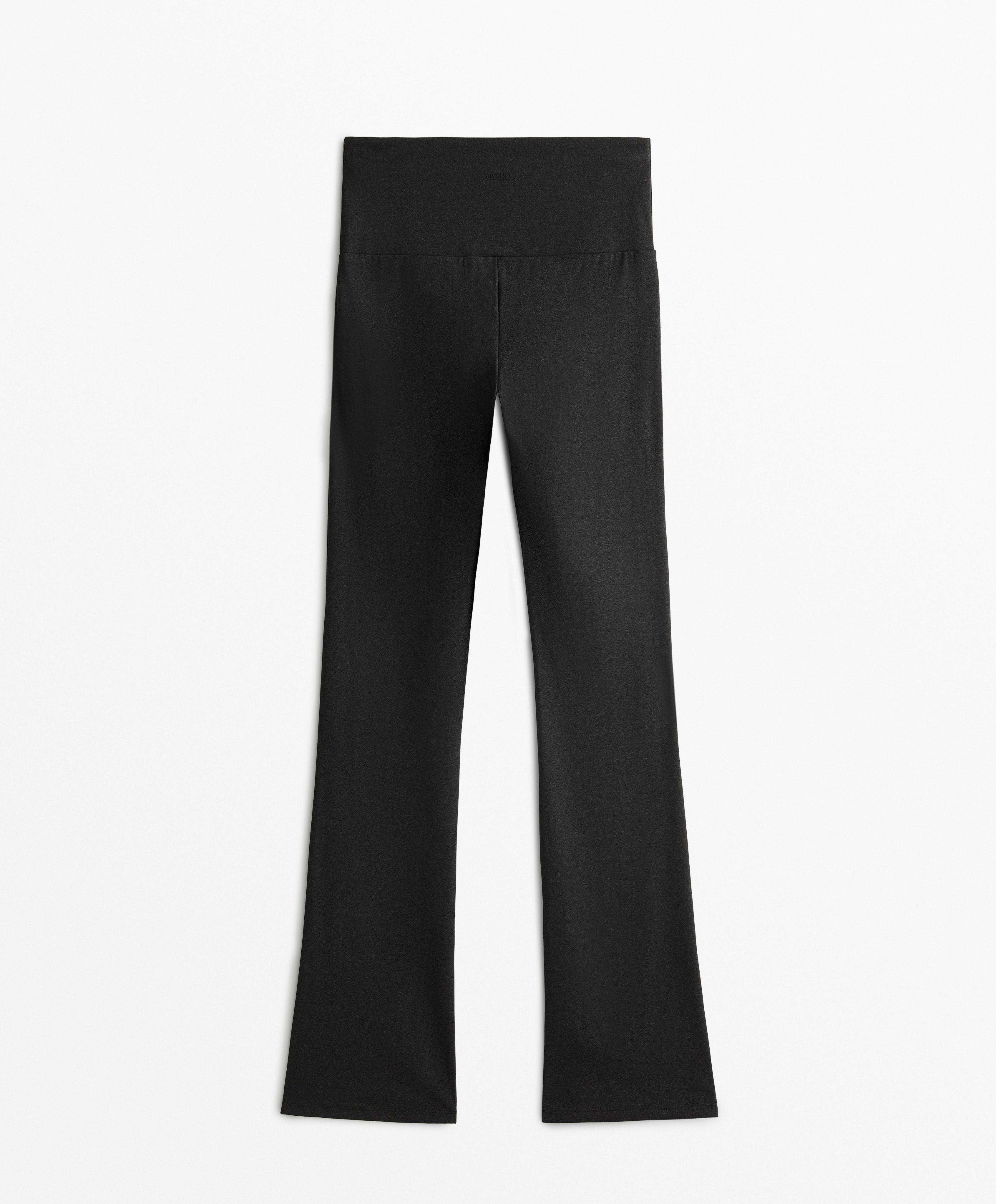 High-rise Comfortlux flare trousers