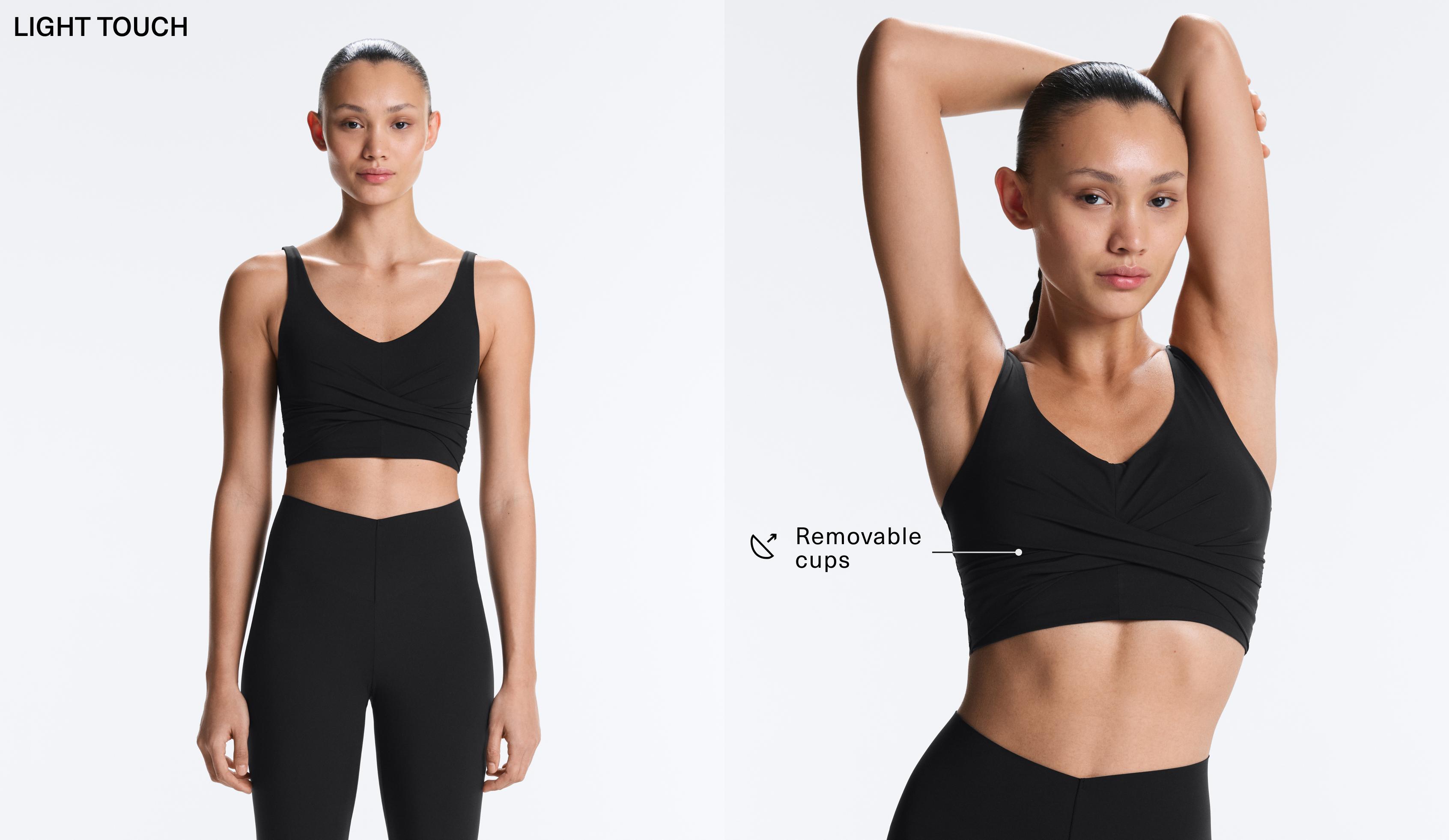 Light Touch crossover tank top