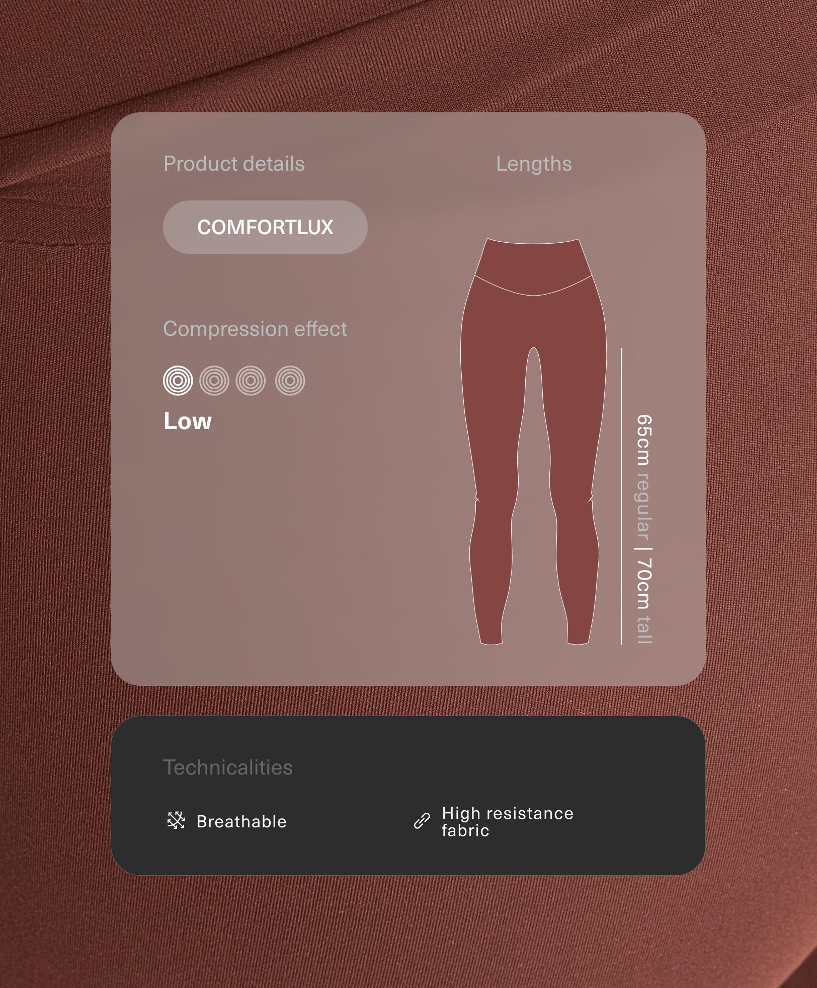 Legging 7/8 taille haute Comfortlux