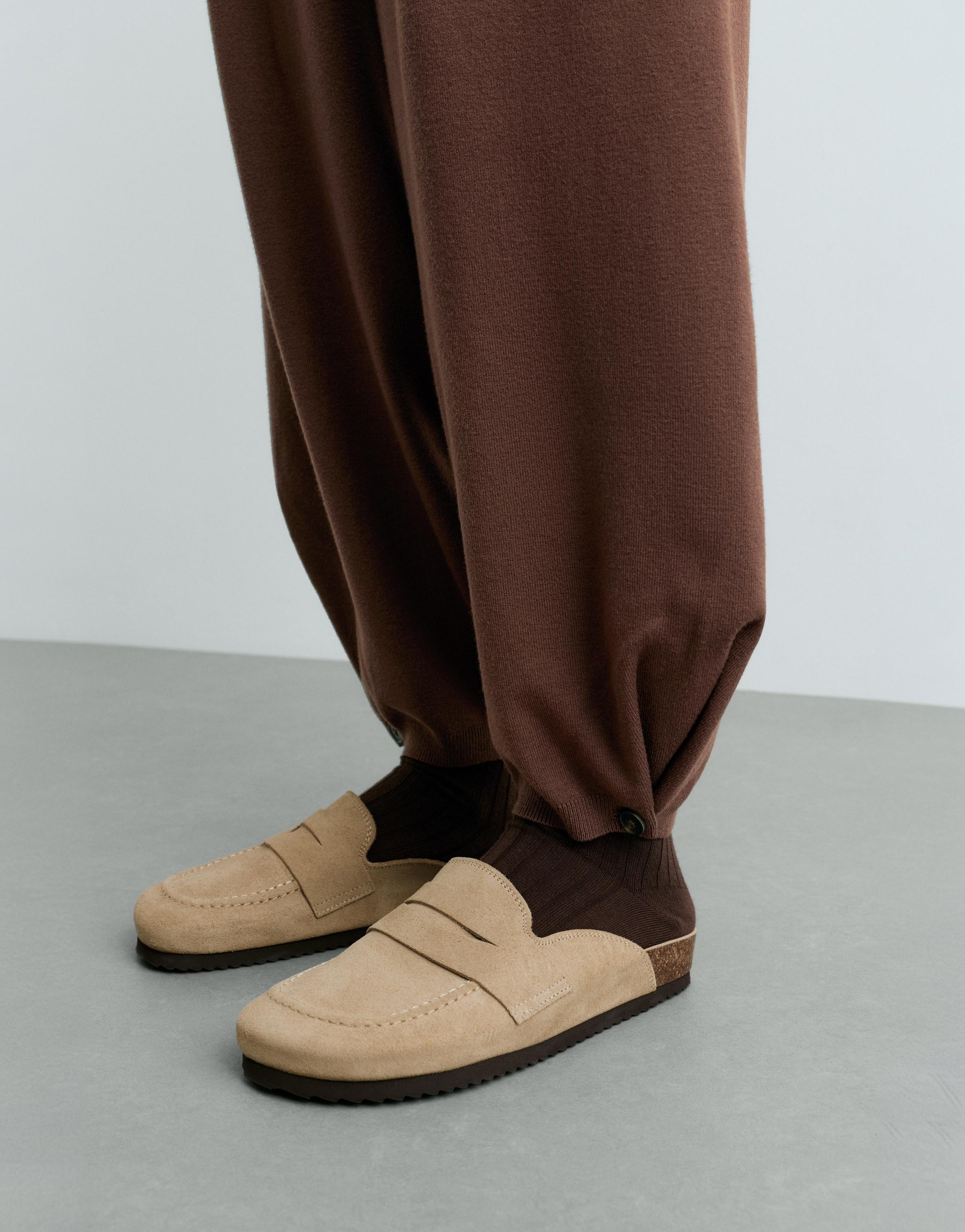 Balloon-fit knit trousers — COCOA