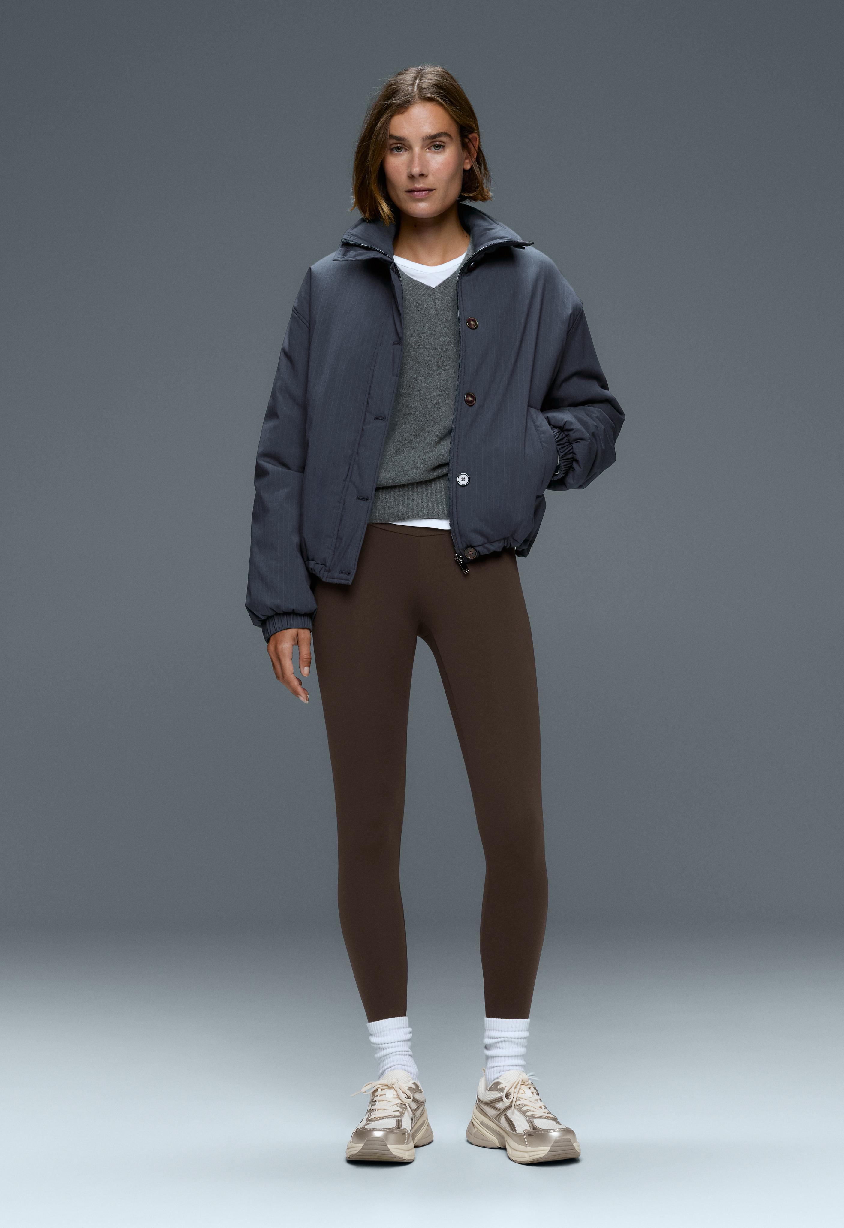 Comfortlux high-waisted ankle-length leggings Comfortlux high-waisted ankle-length leggings