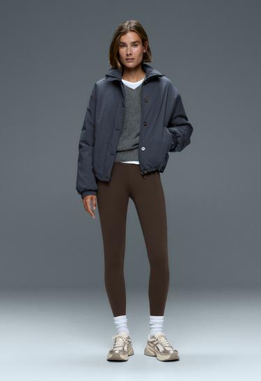 Ankle-length High rise Comfortlux leggings — BROWN 1
