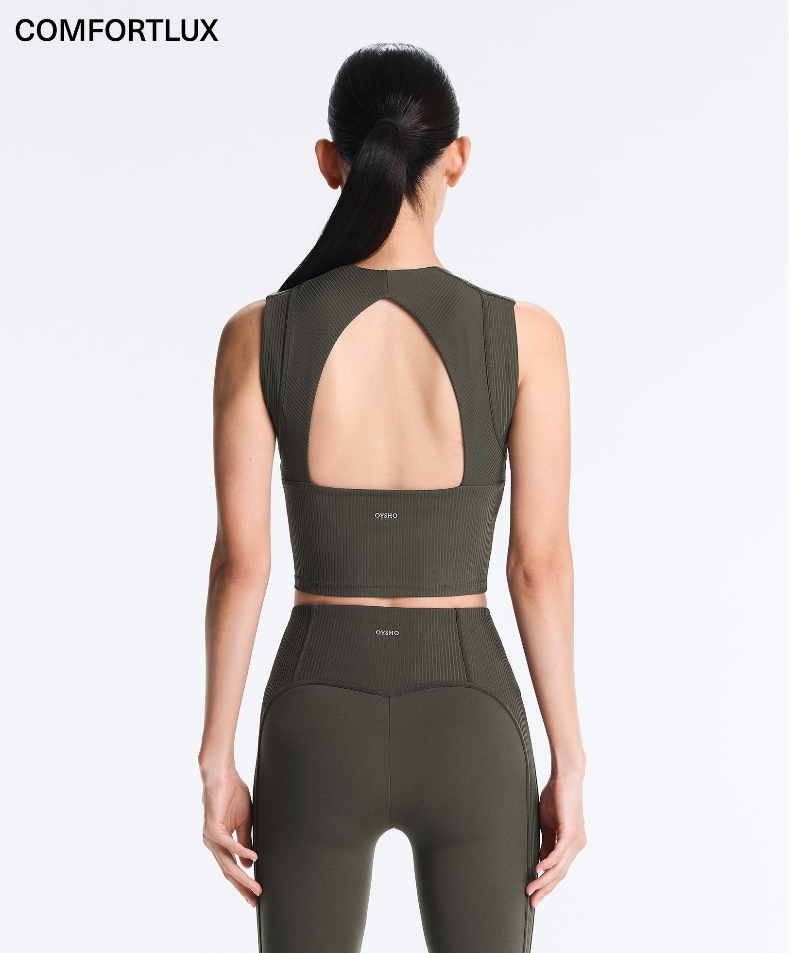 Sleeveless Rib Comfortlux Tank Top