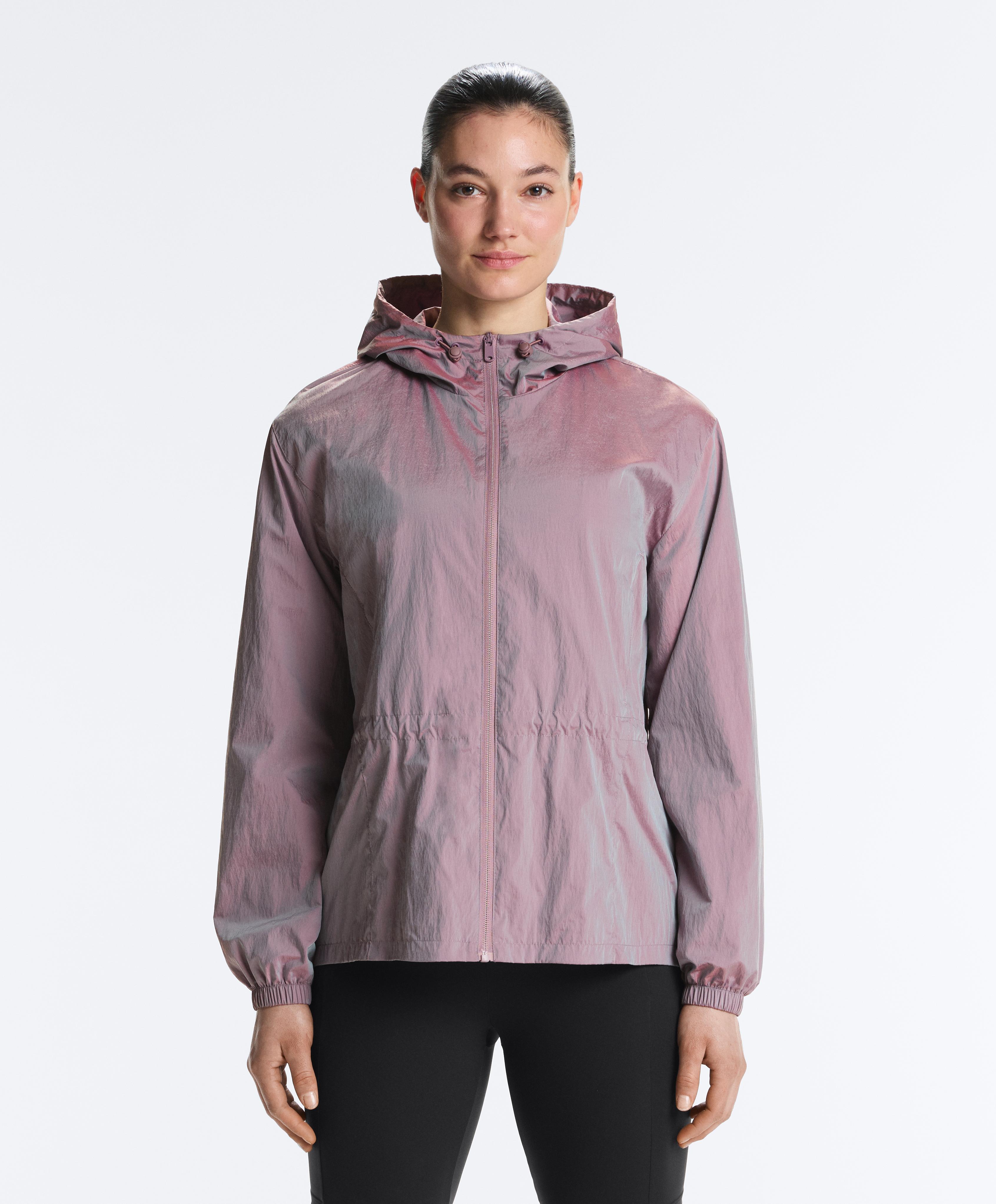 Iridescent Track jacket — WASHED PURPLE