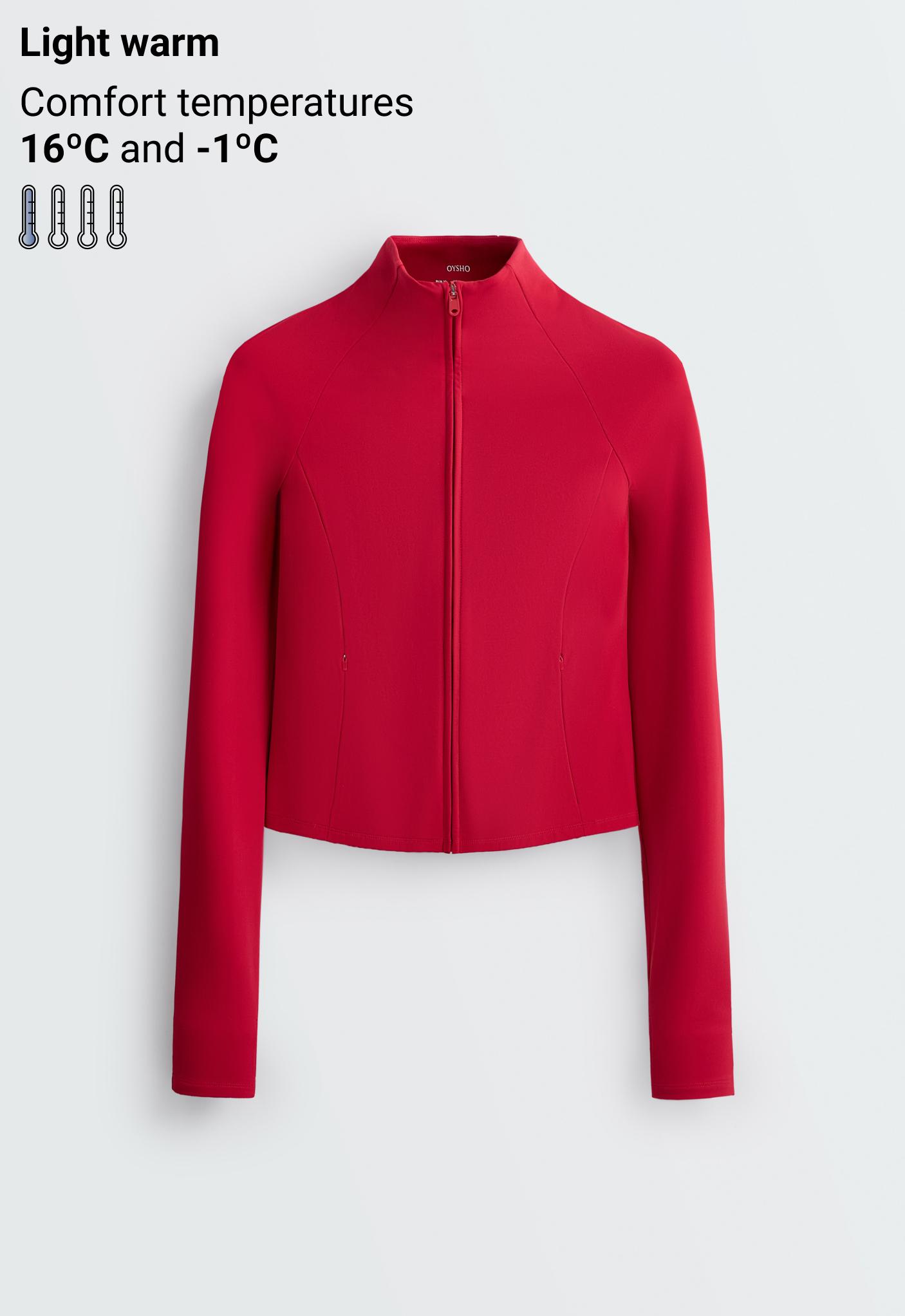 Light warm technical jacket — STRAWBERRY
