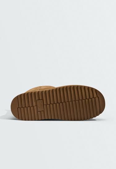 Leather ankle boots — COGNAC 4