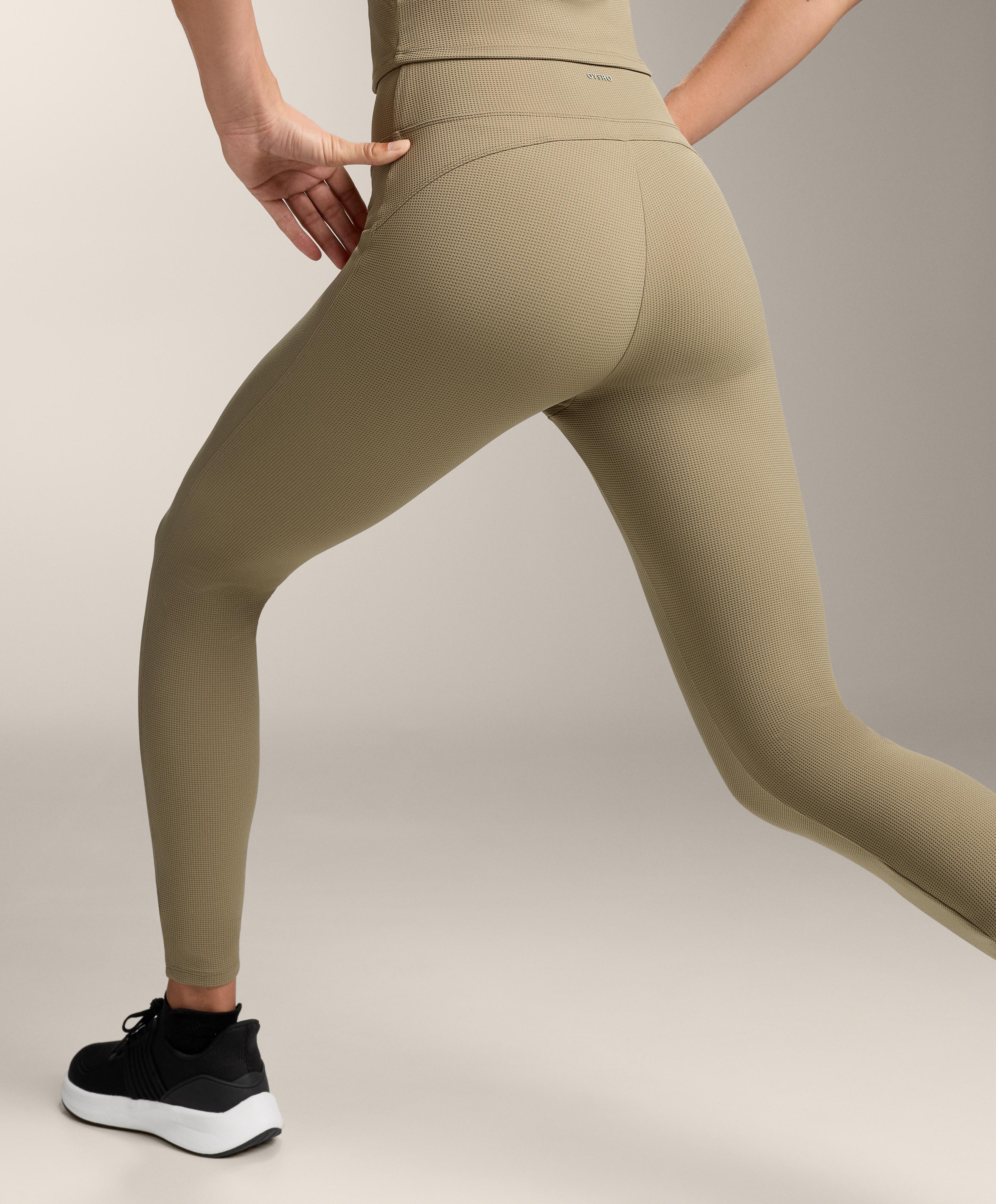 High-rise Waffle 65cm leggings - Sale