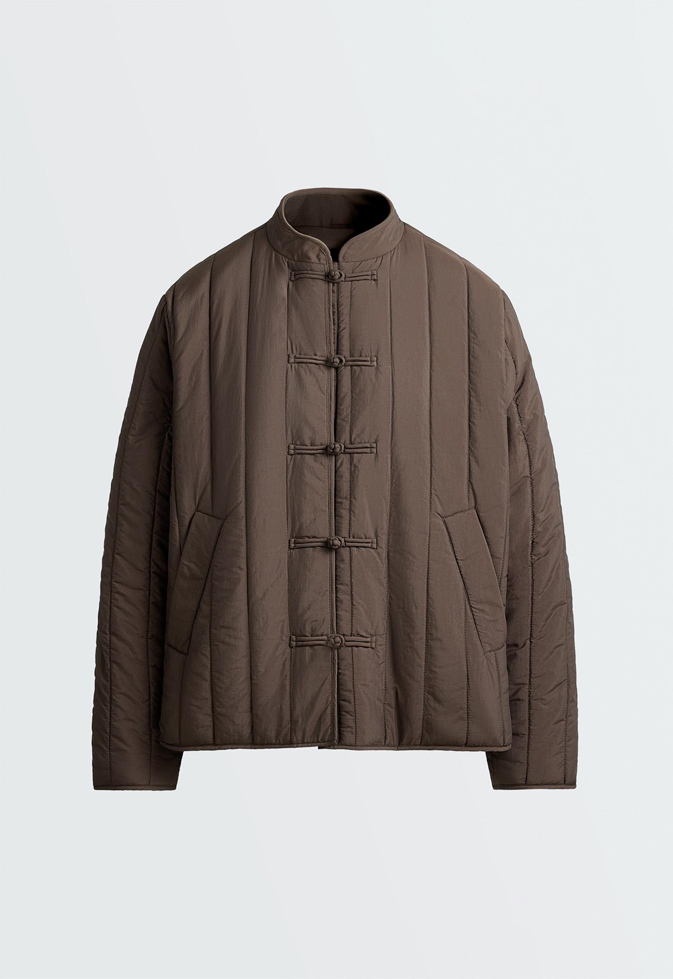 FELLEX® AEROGEL short boxy padded jacket — BROWN