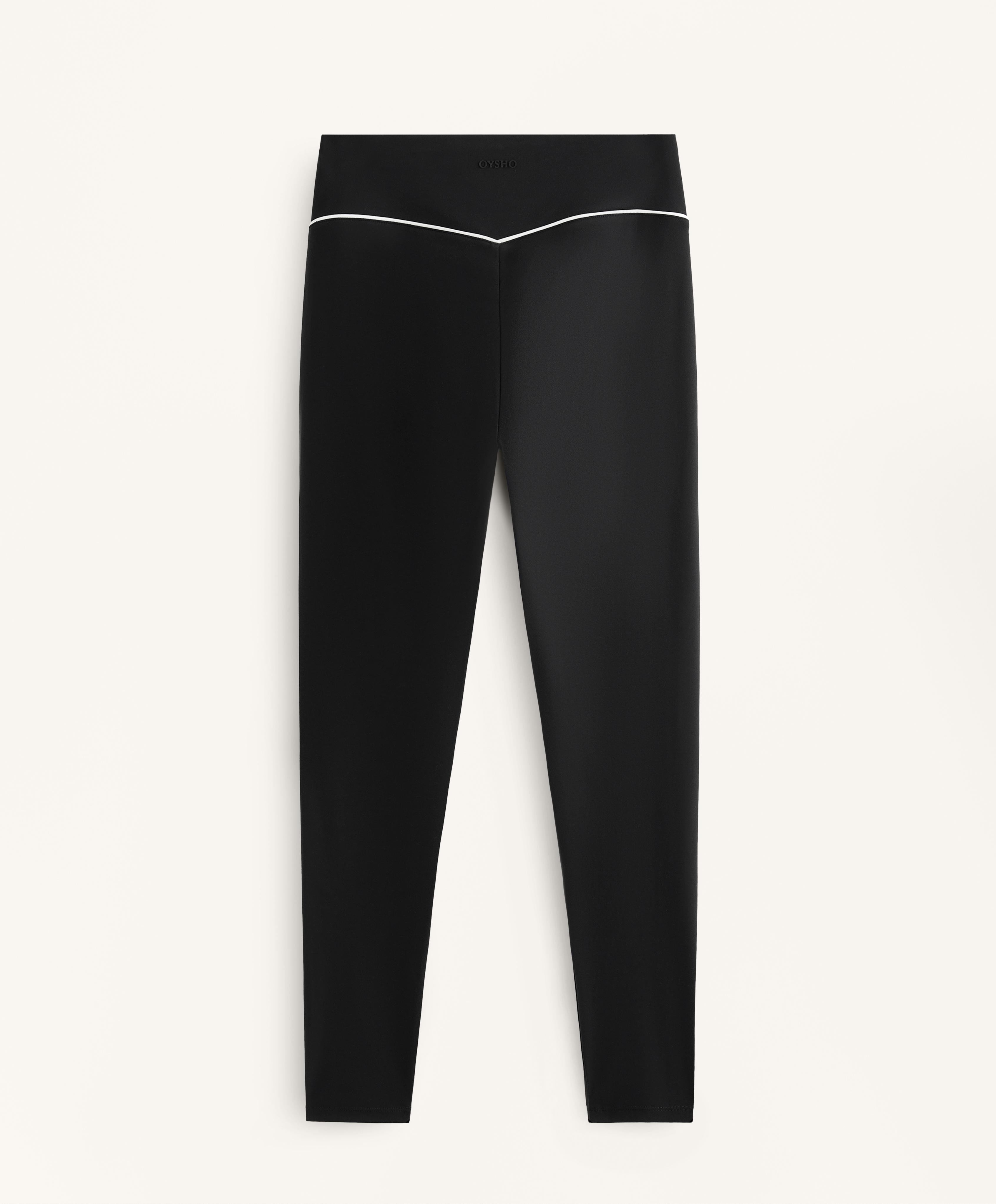 Leggings 7/8 taille haute Comfortlux piping 65 cm Leggings 7/8 taille haute Comfortlux piping 65 cm