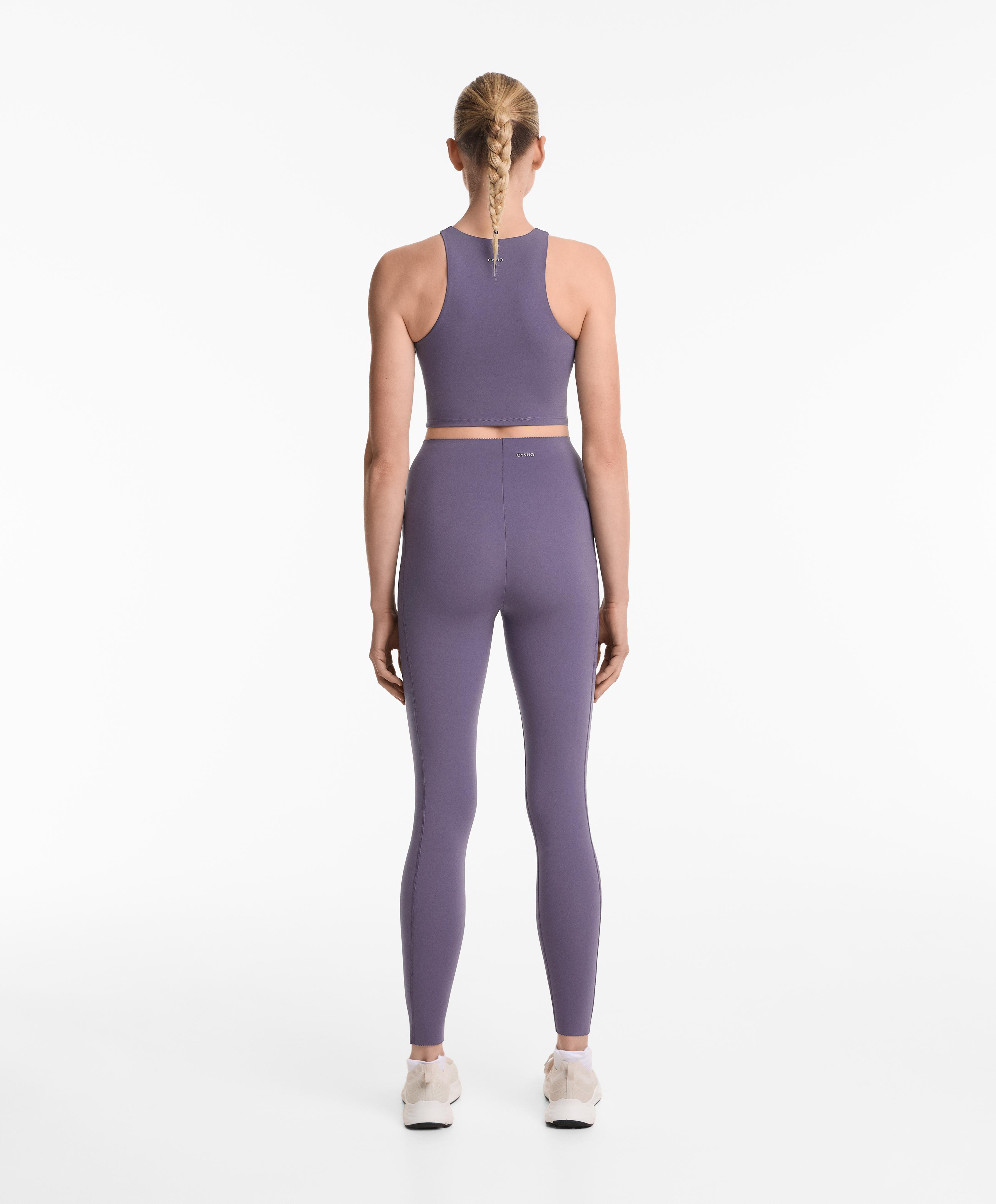 Mauve compressive core control total look