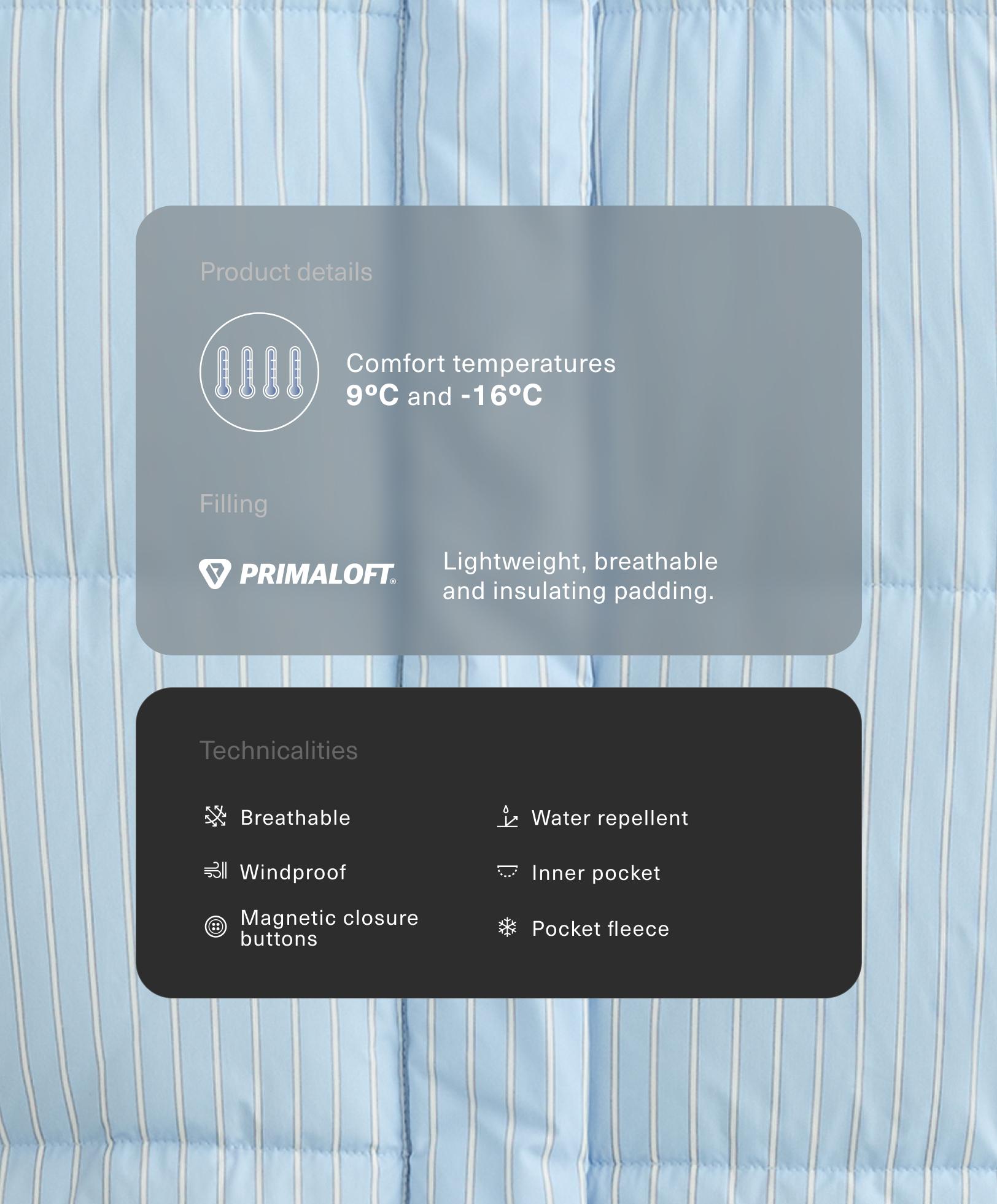 Primaloft® water-repellent padded jacket