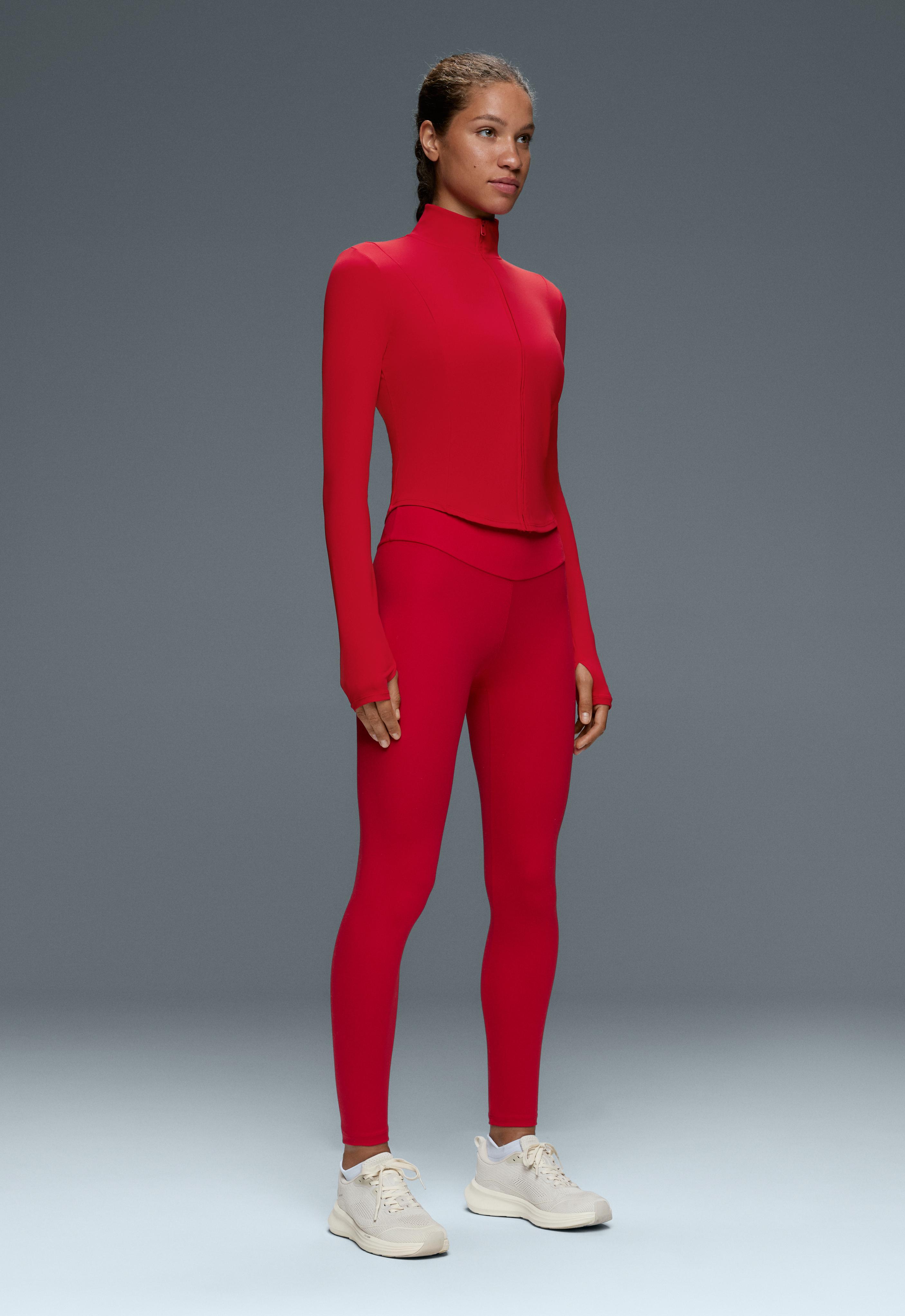 Short Light Touch technical jacket — STRONG RED