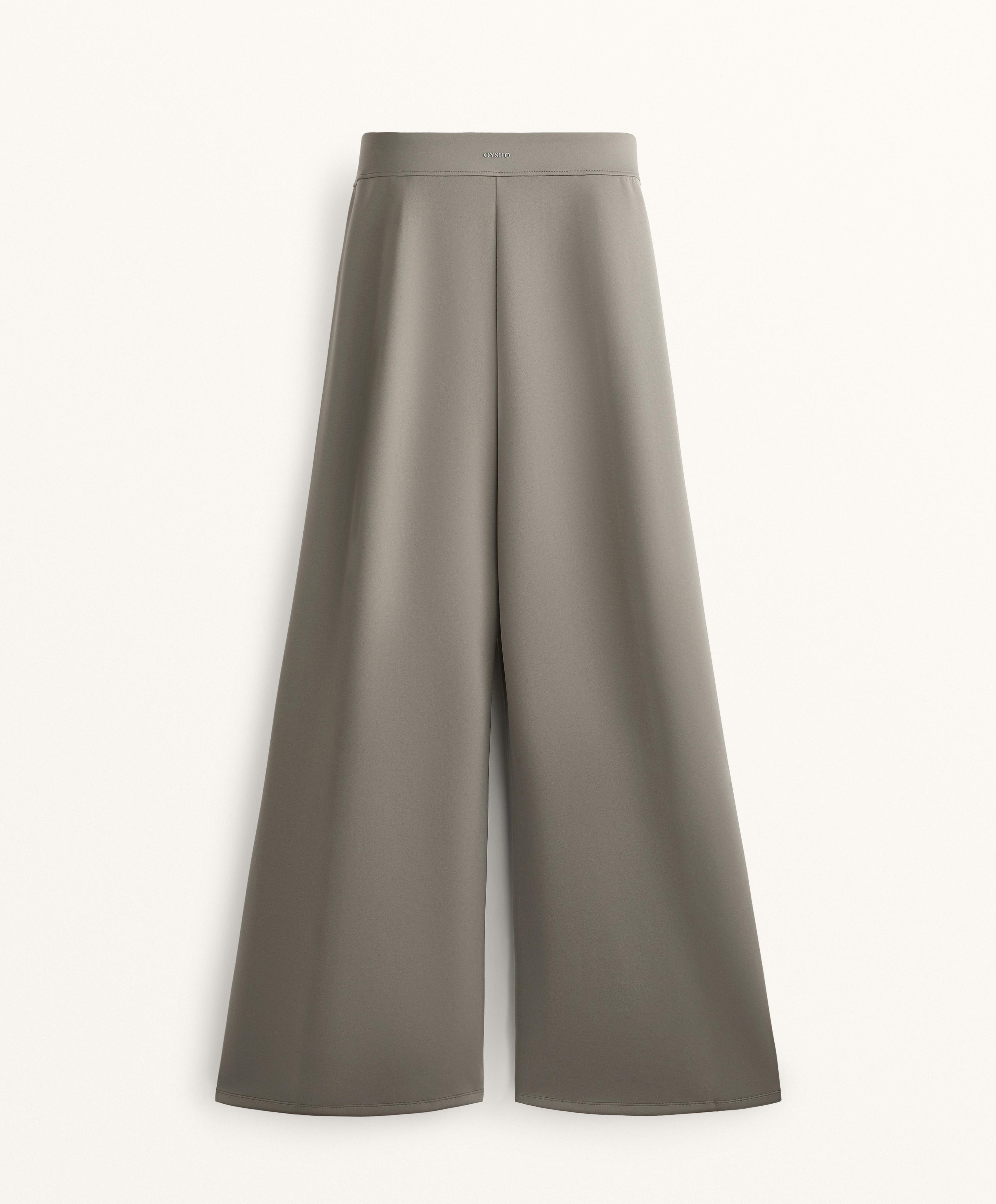Neoprene-effect balloon trousers