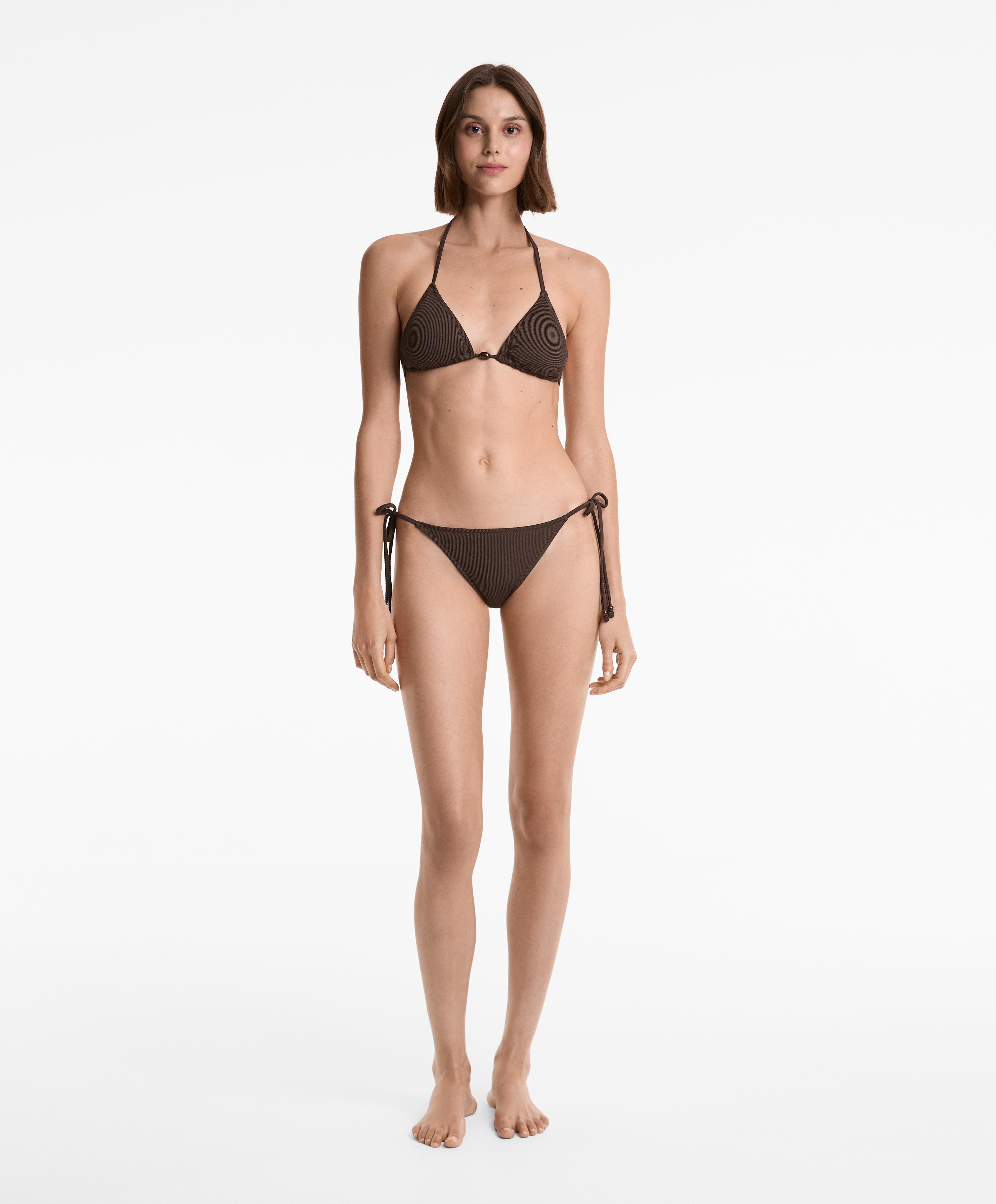Rib triangle bikini top - Sale Rib triangle bikini top - Sale