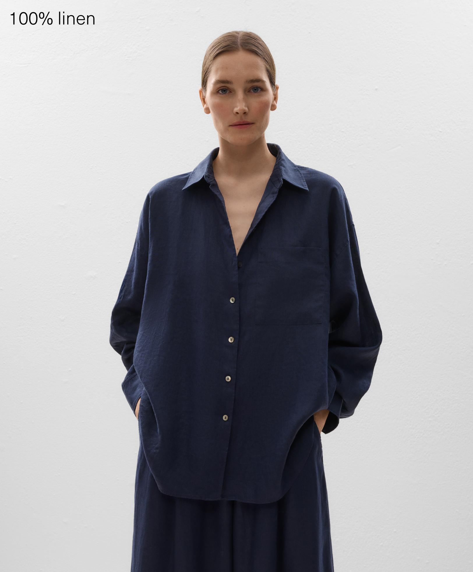 100% linen relaxed shirt 100% linen relaxed shirt