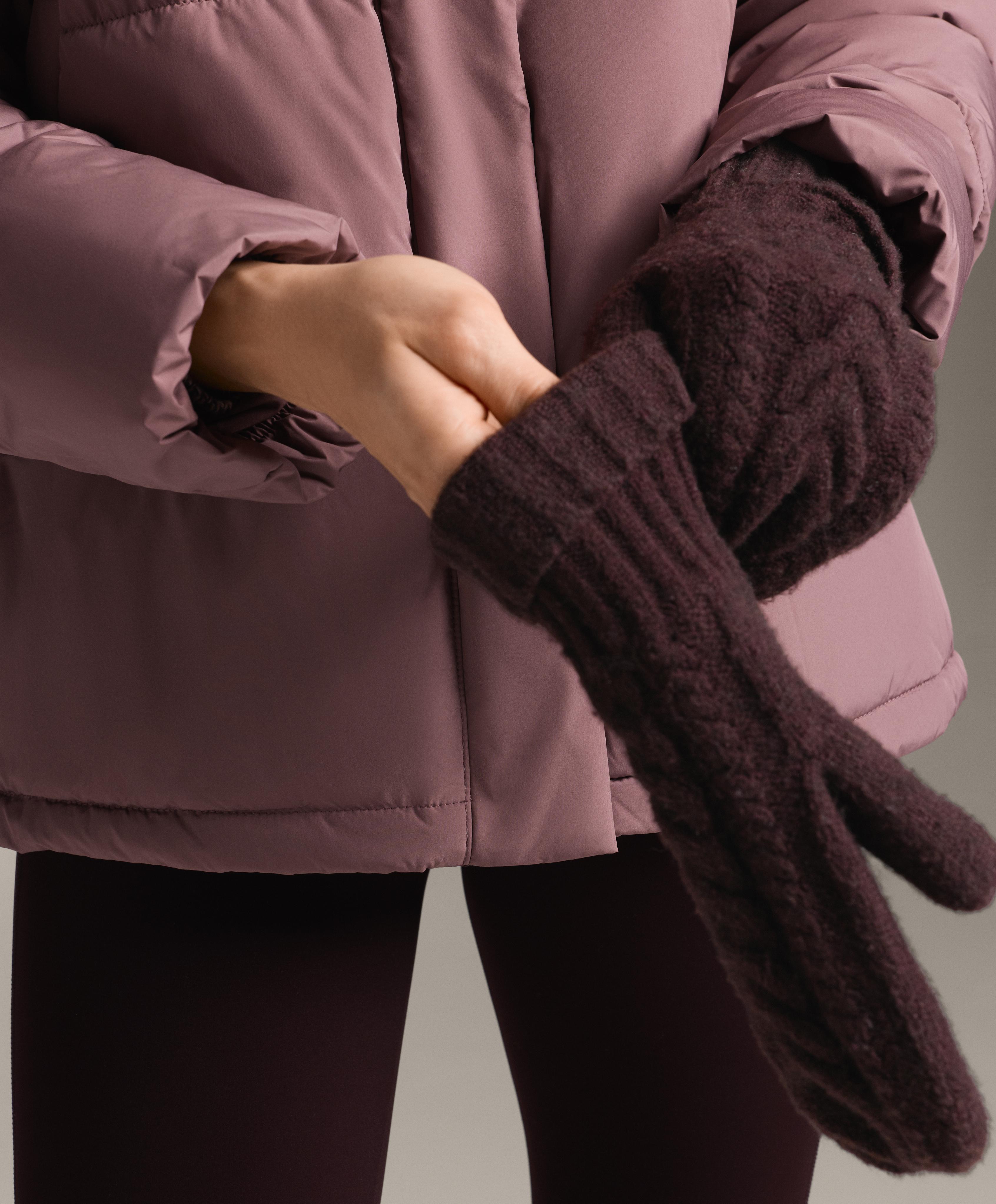 Luvas em malha entrançada - Saldos