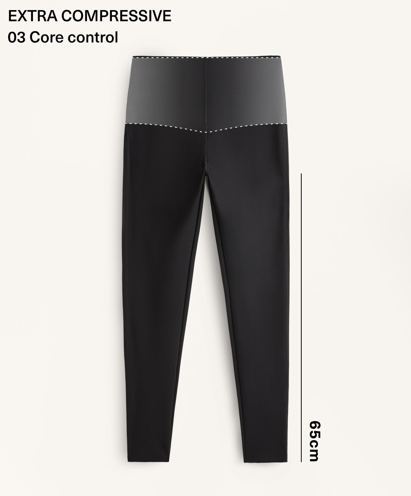 Leggings alla caviglia extra compressive core control 65 cm
