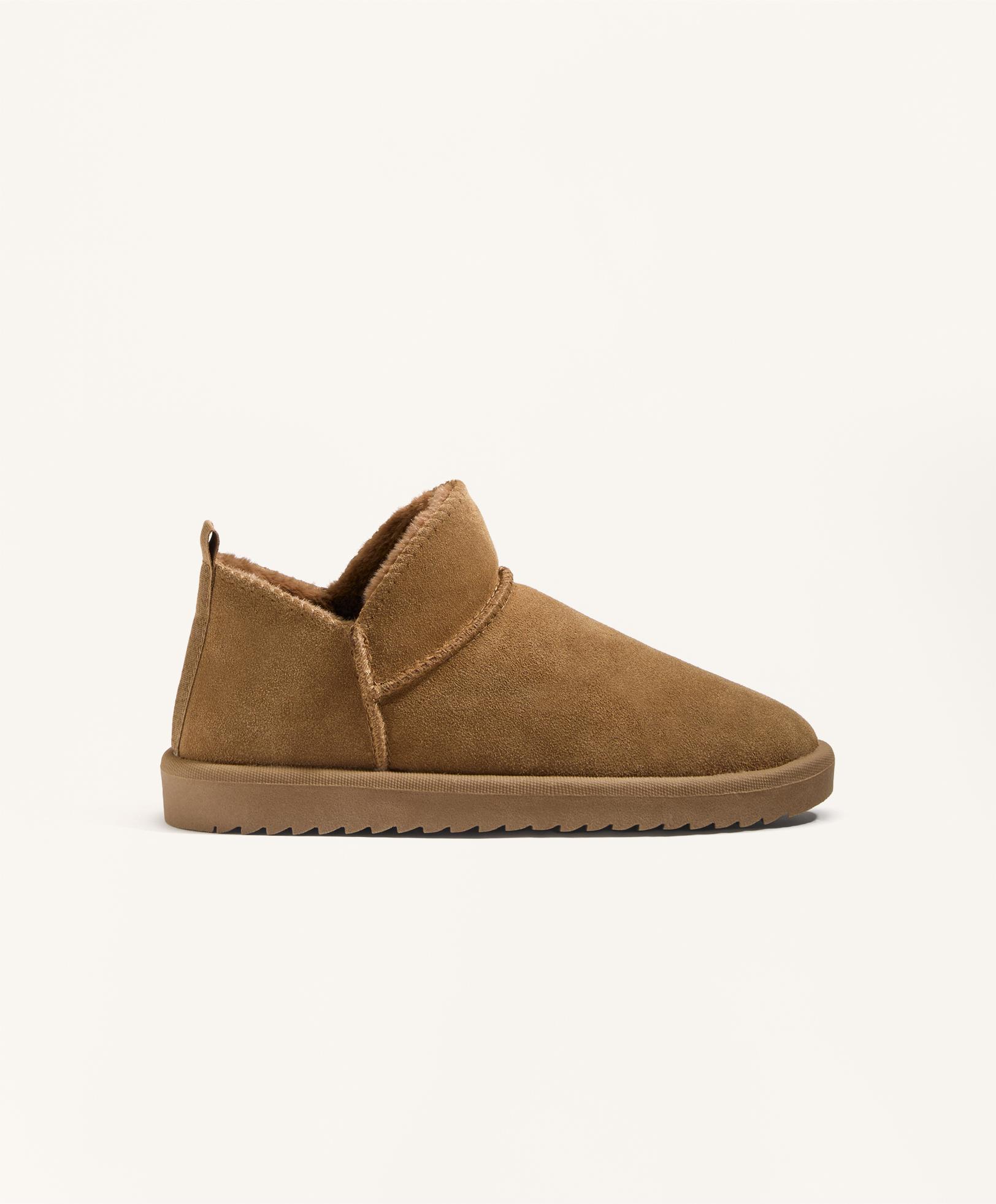Leather ankle boots