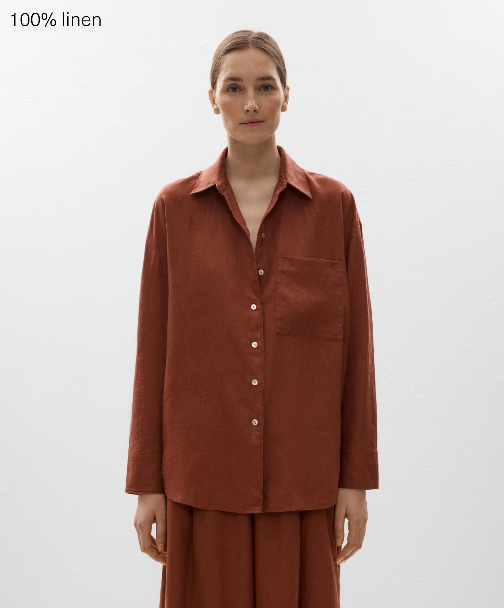 100% linen relaxed shirt 100% linen relaxed shirt