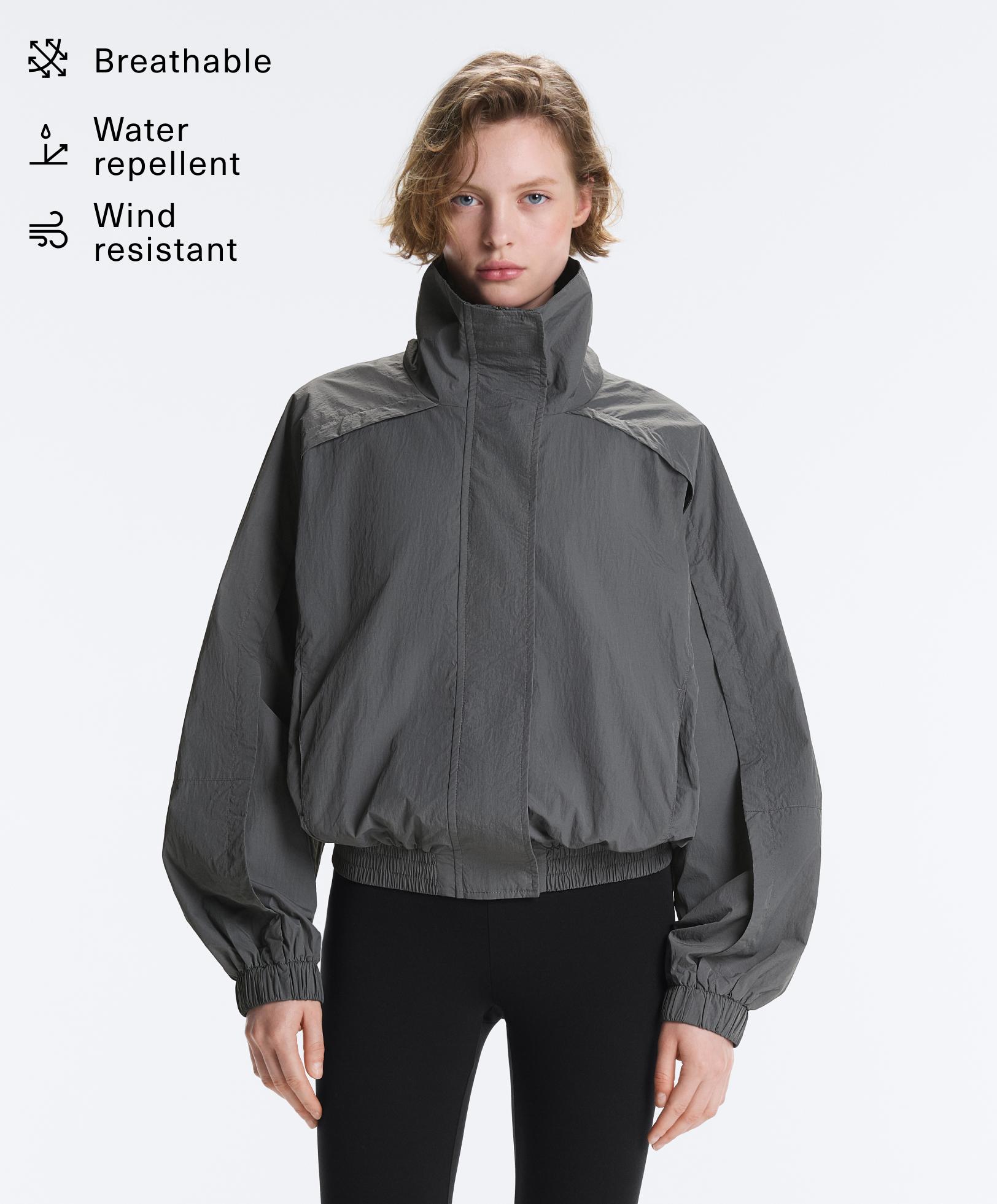 Water-repellent high-neck Track jacket Water-repellent high-neck Track jacket