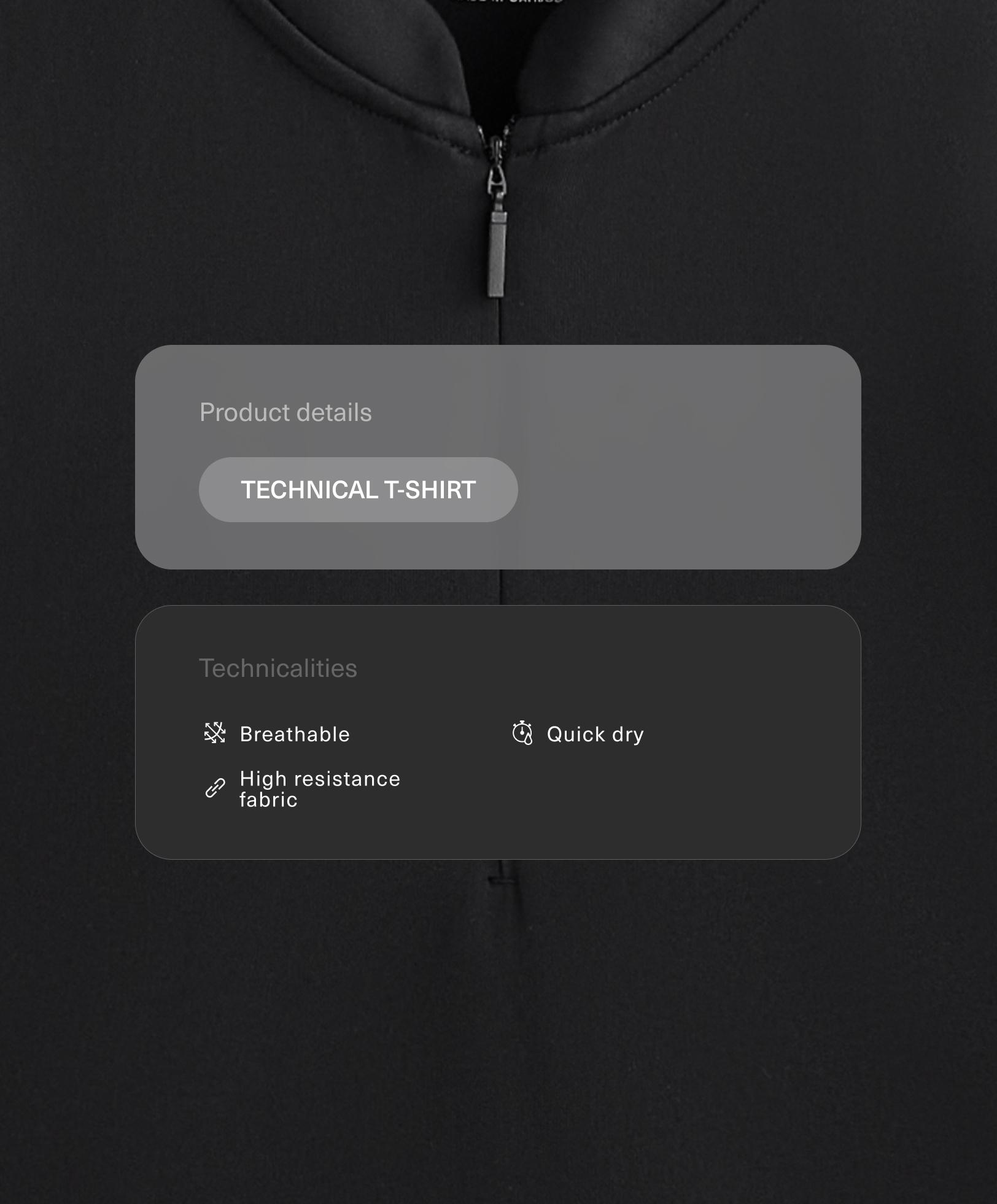 Sleeveless zip t-shirt - Sale Sleeveless zip t-shirt - Sale