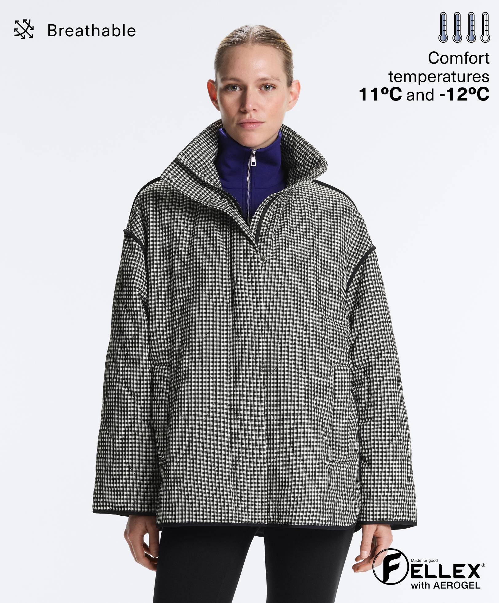 Chaqueta acolchada vichy FELLEX® con AEROGEL