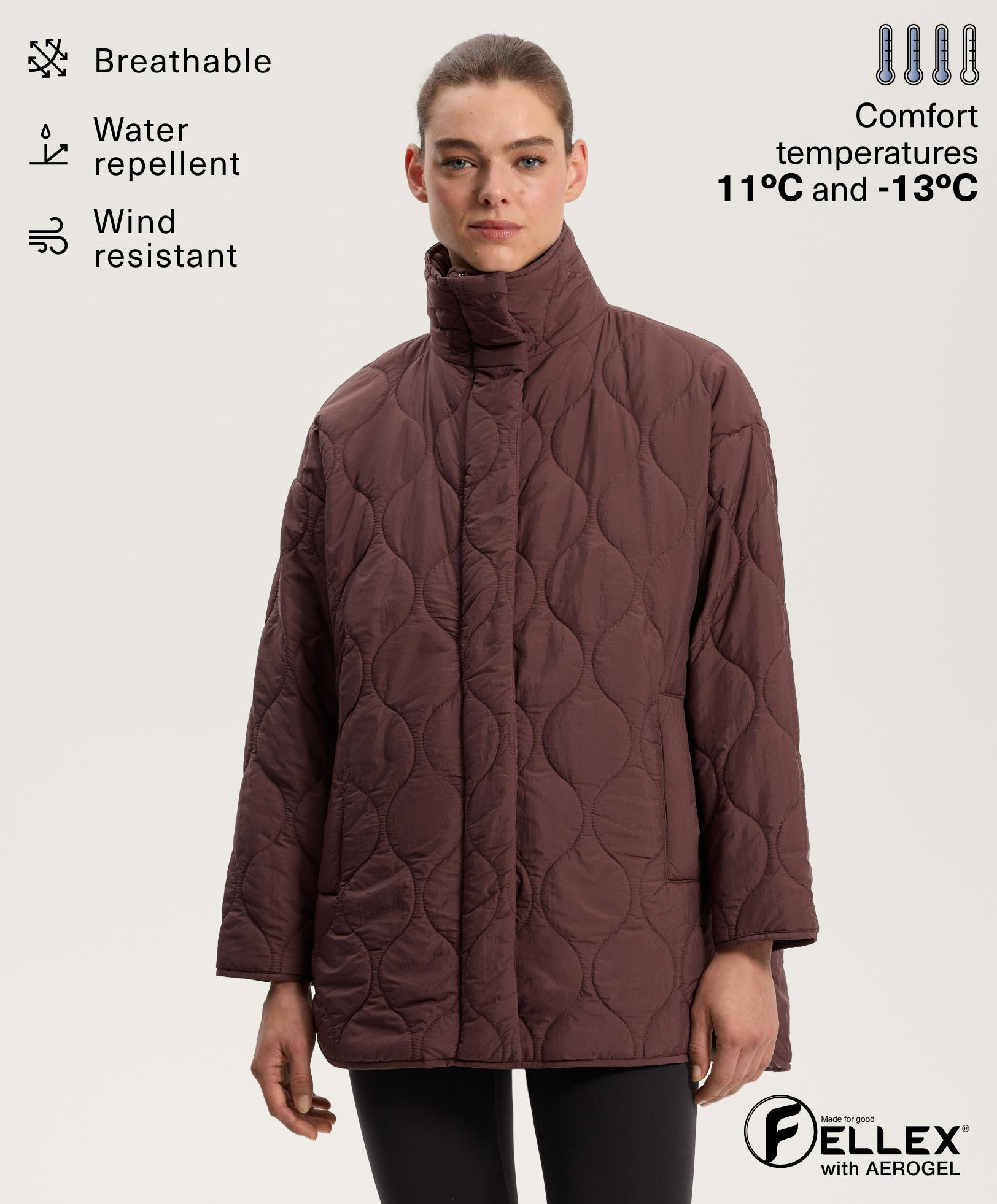 Oversize ελαφρύ καπιτονέ μπουφάν υδροαπωθητικό FELLEX® με AEROGEL