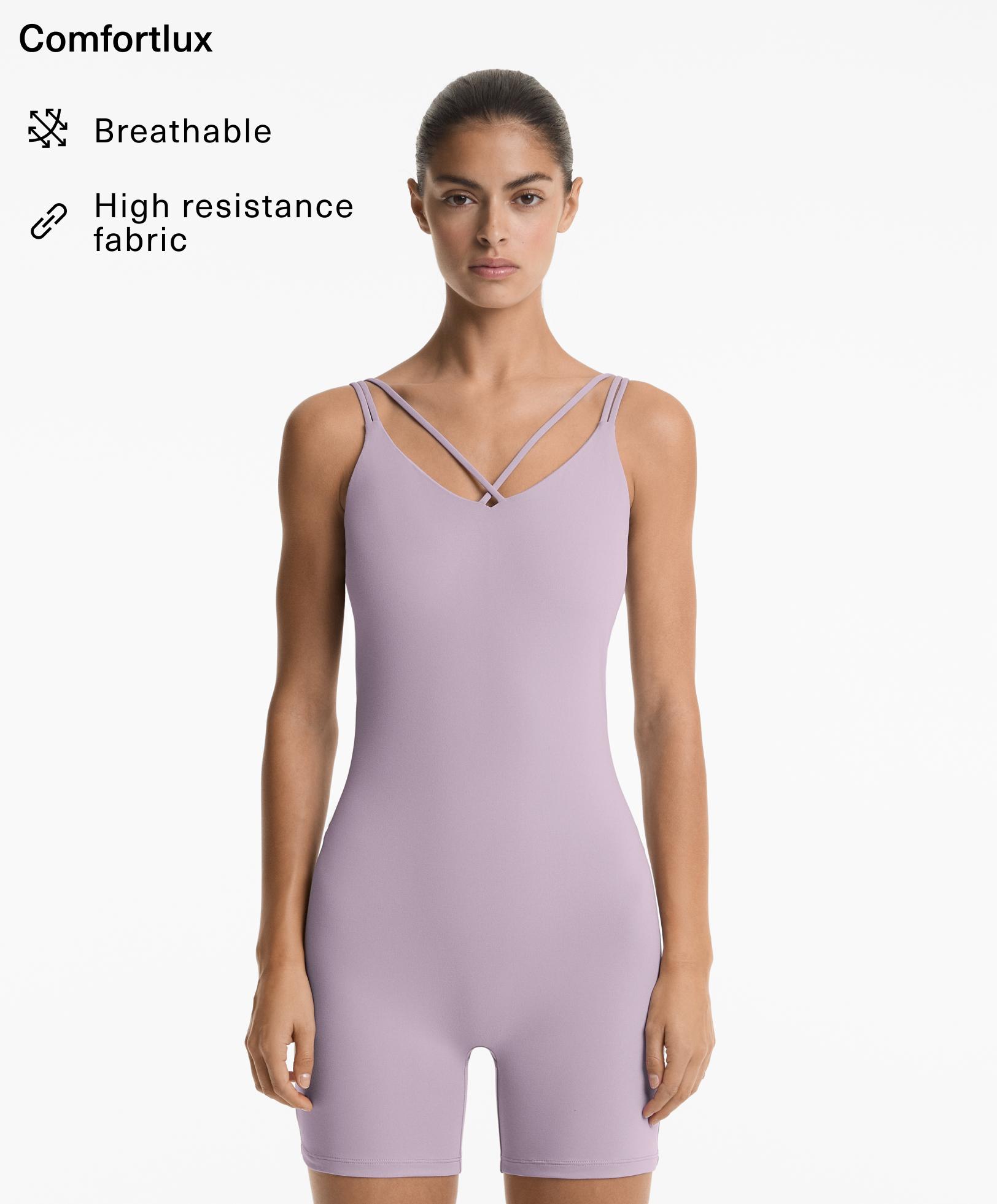 Comfortlux double strap short jumpsuit