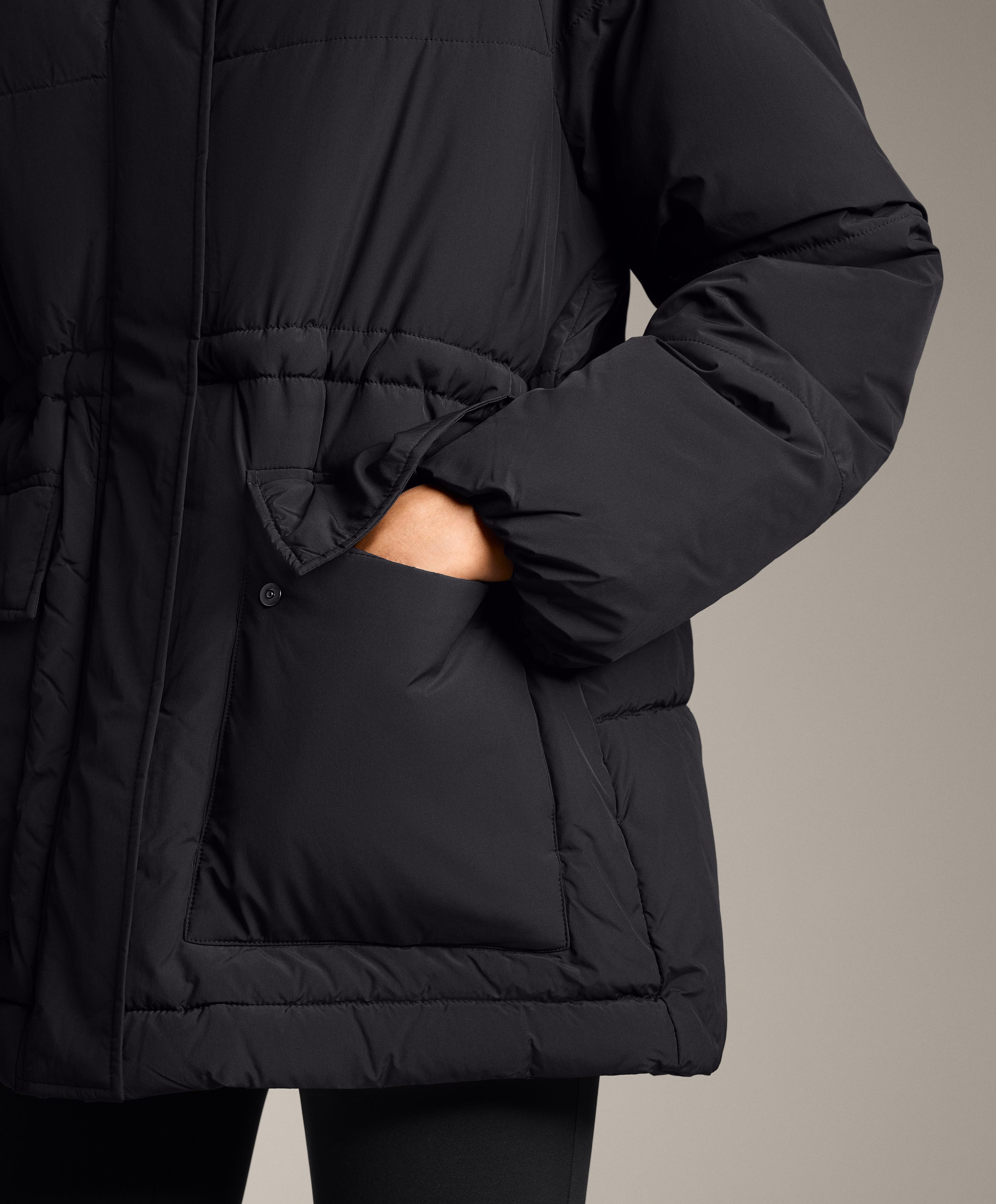 Primaloft® water-repellent padded jacket — BLACK