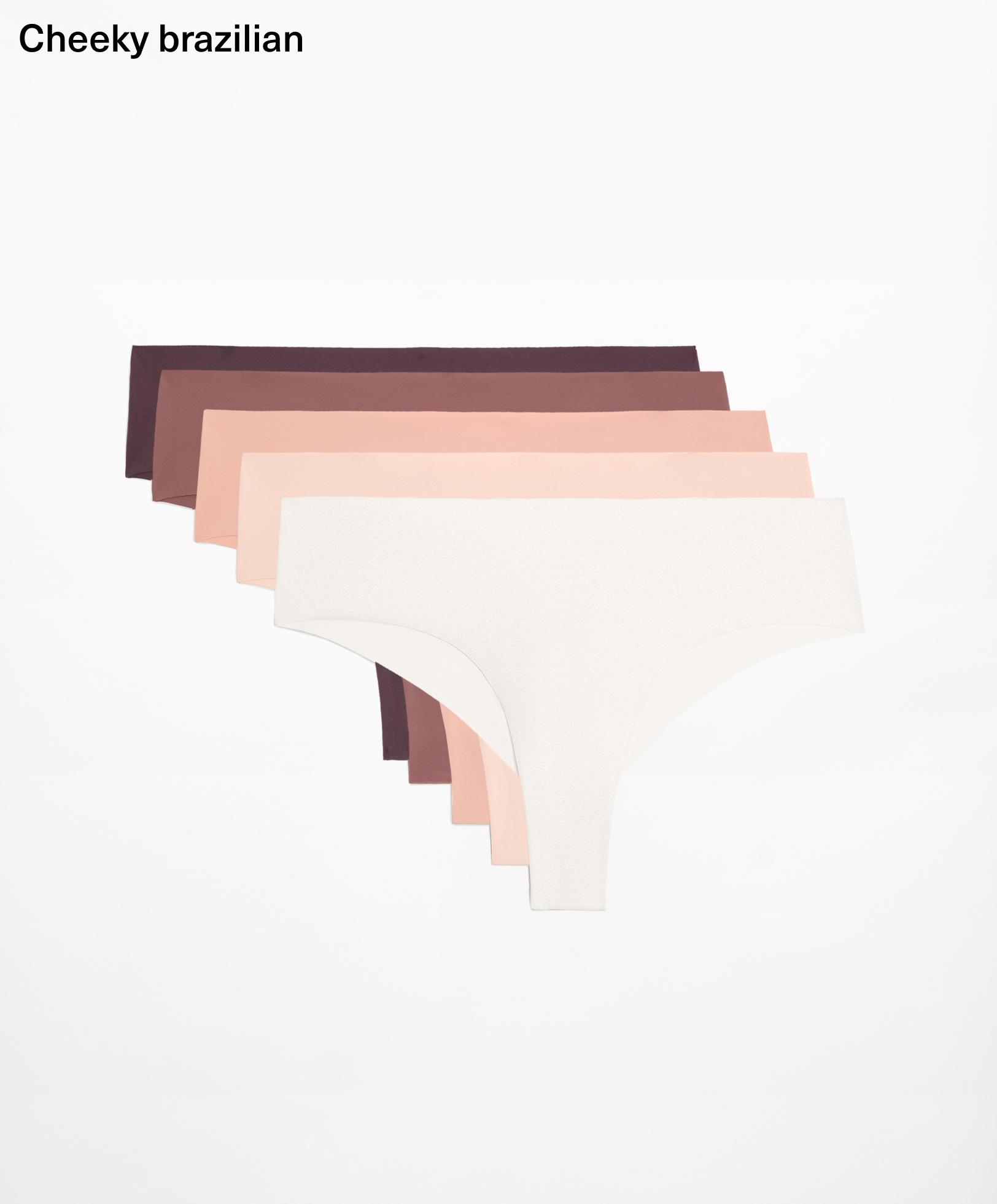 5 invisible polyamide blend cheeky briefs